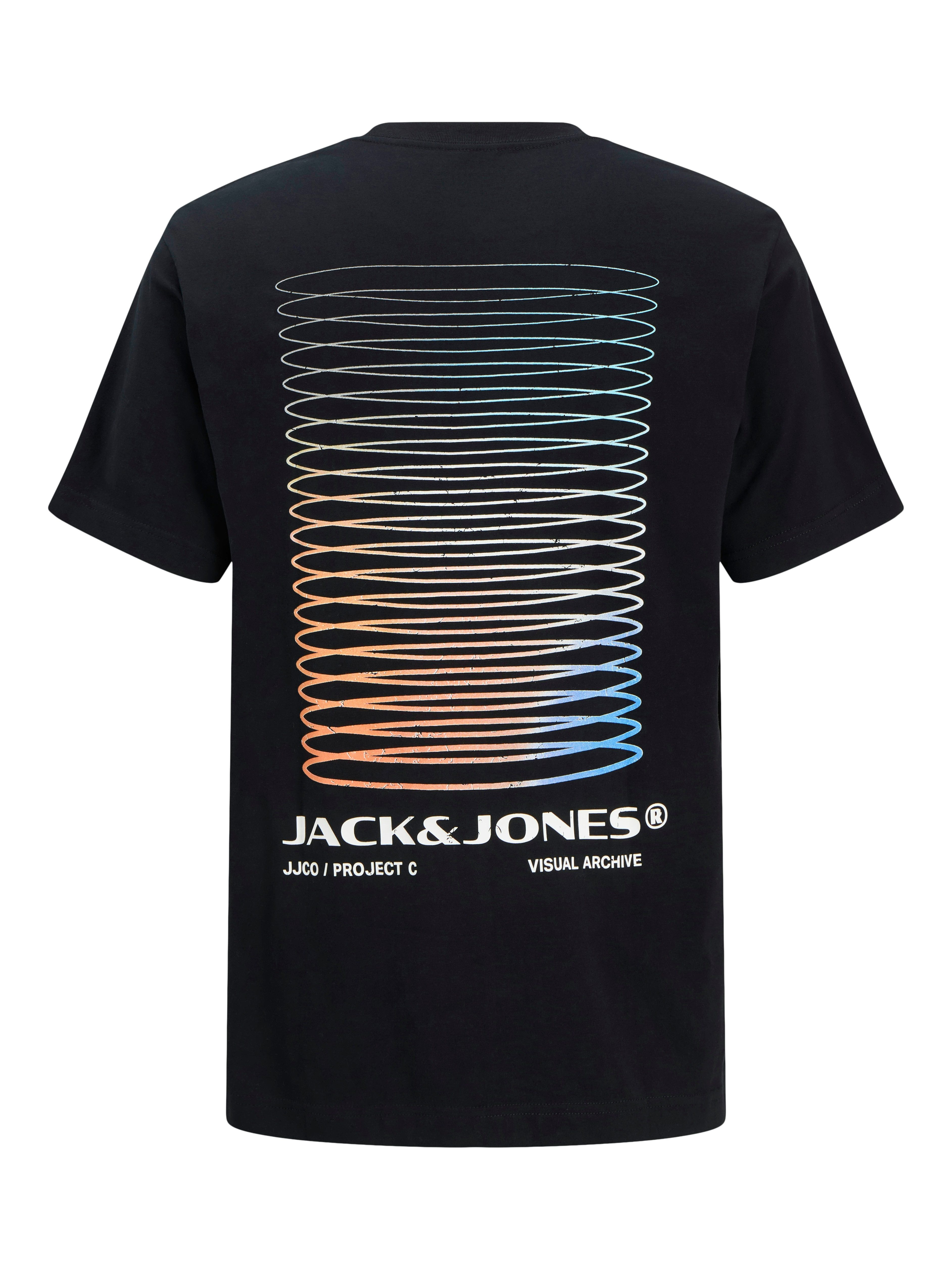 Jack & Jones Print-Shirt JCOCALMA BACK PRINT TEE SS CREW NECK mit Backprint günstig online kaufen