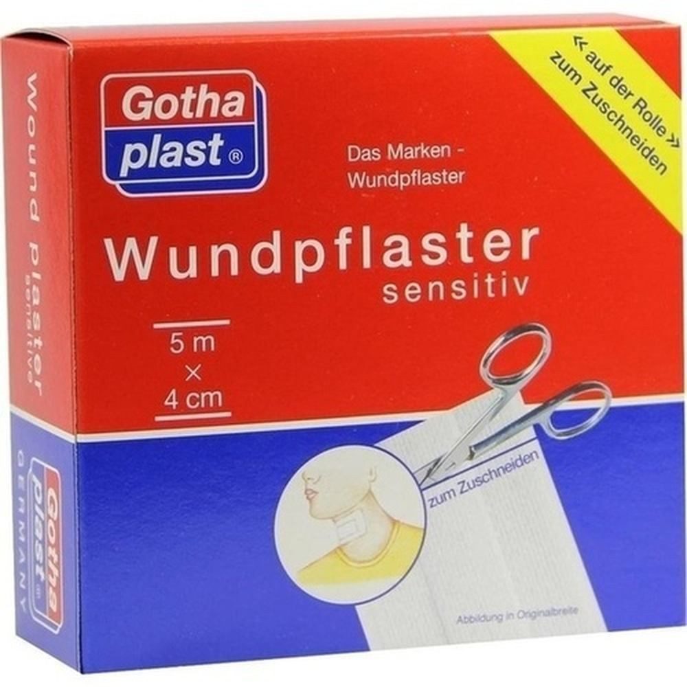 Gothaplast GmbH Wundpflaster GOTHAPLAST Wundpfl.sensitiv 4 cmx5 m 1St