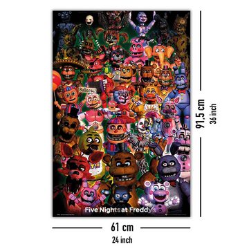 GB eye Poster Five Nights At Freddy's Poster Ultimate Group 61 x 91,5 cm