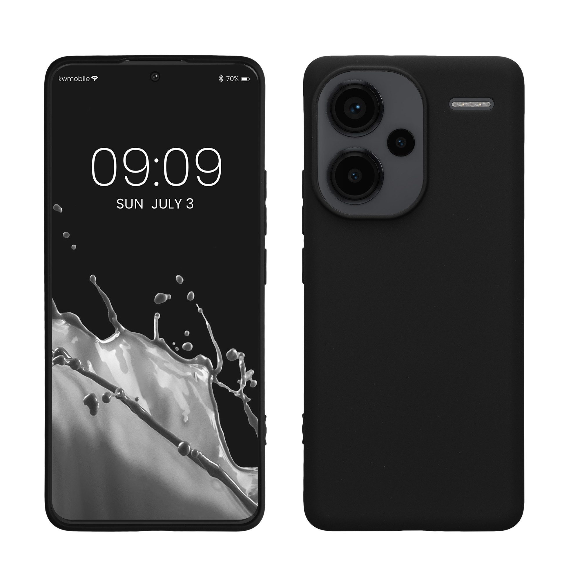 kwmobile Handyhülle Hülle für Xiaomi Redmi Note 13 Pro+ 5G / Redmi Note 13 Pro Plus 5G, Hülle Silikon - Soft Handyhülle - Handy Case Cover