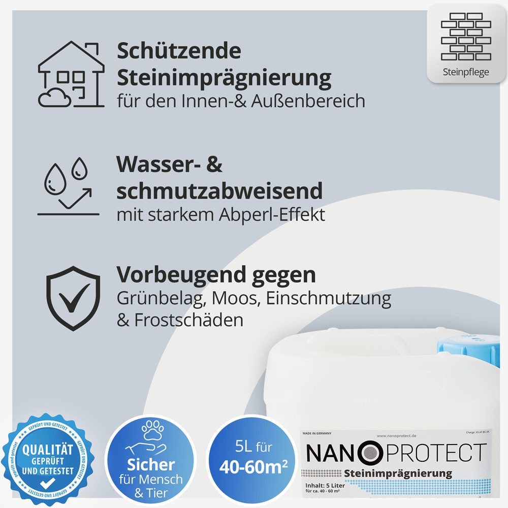 Nanoprotect Steinimprägnierung Naturstein-Imprägnierung (Steinimprägnierung günstig online kaufen