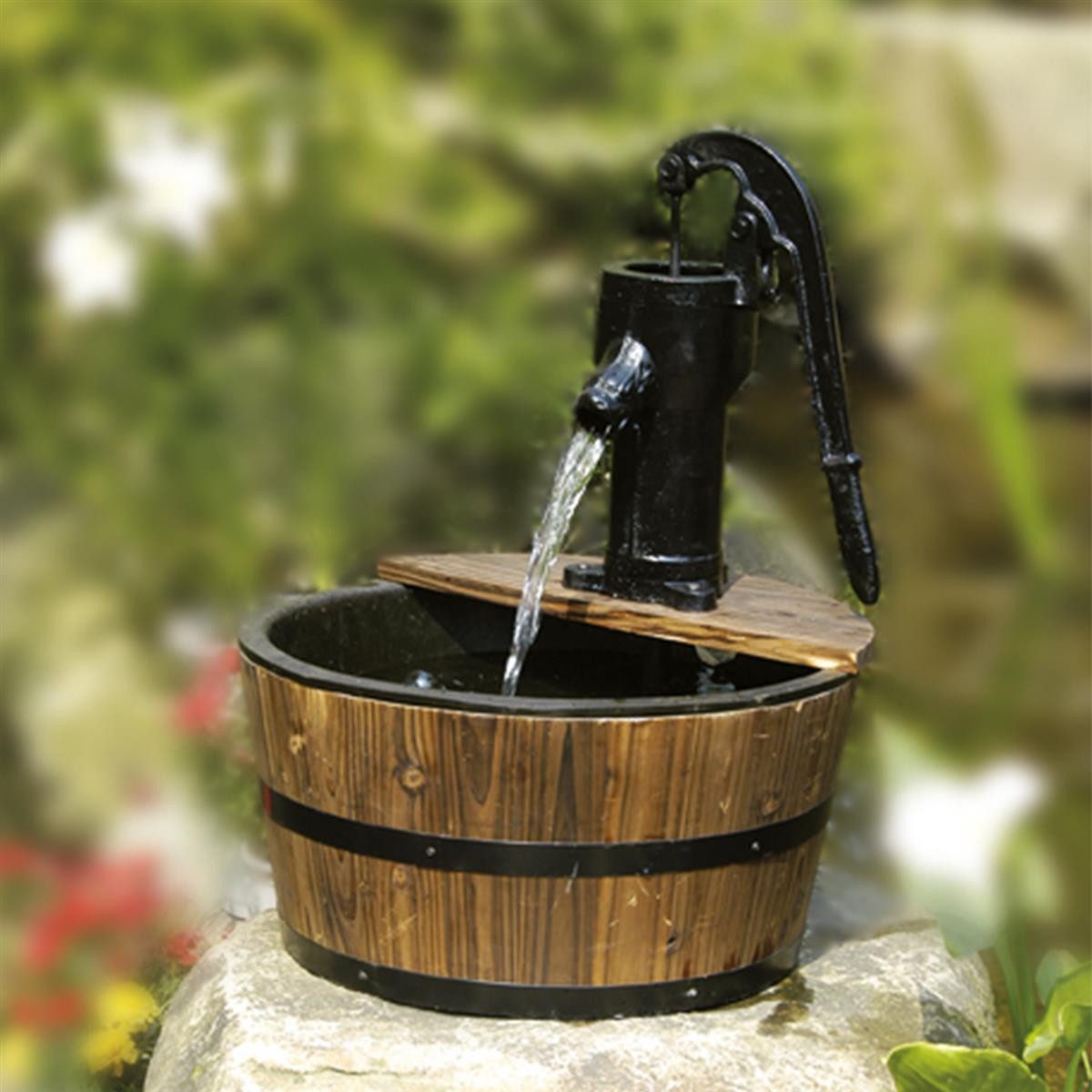 INTERGARDEN Wasserspiel Zimmerbrunnen, Kaskadenbrunnen, Gartenbrunnen mit H günstig online kaufen