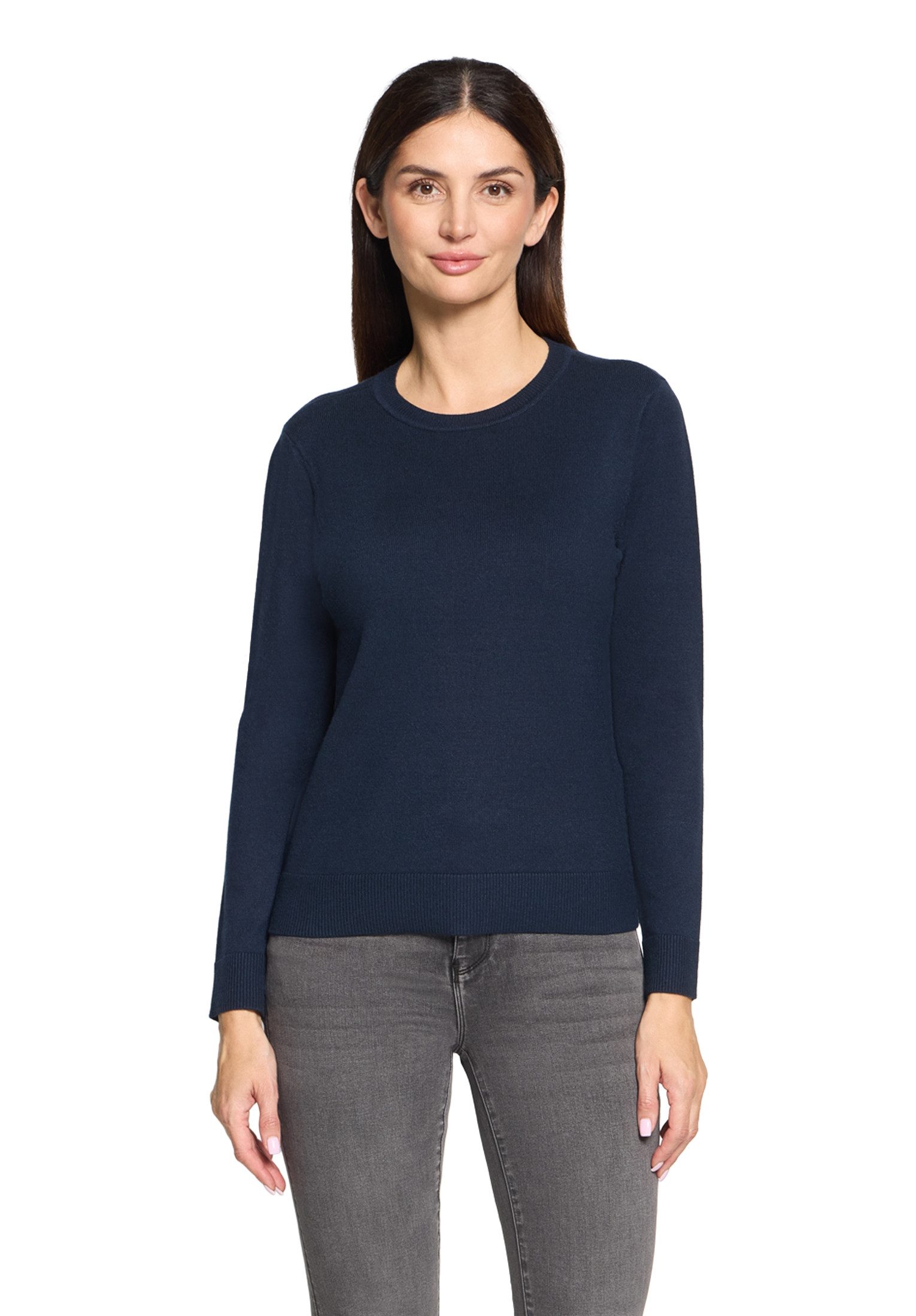 Betty Barclay Strickpullover Damen mit Rundhalsausschnitt (1-tlg) günstig online kaufen