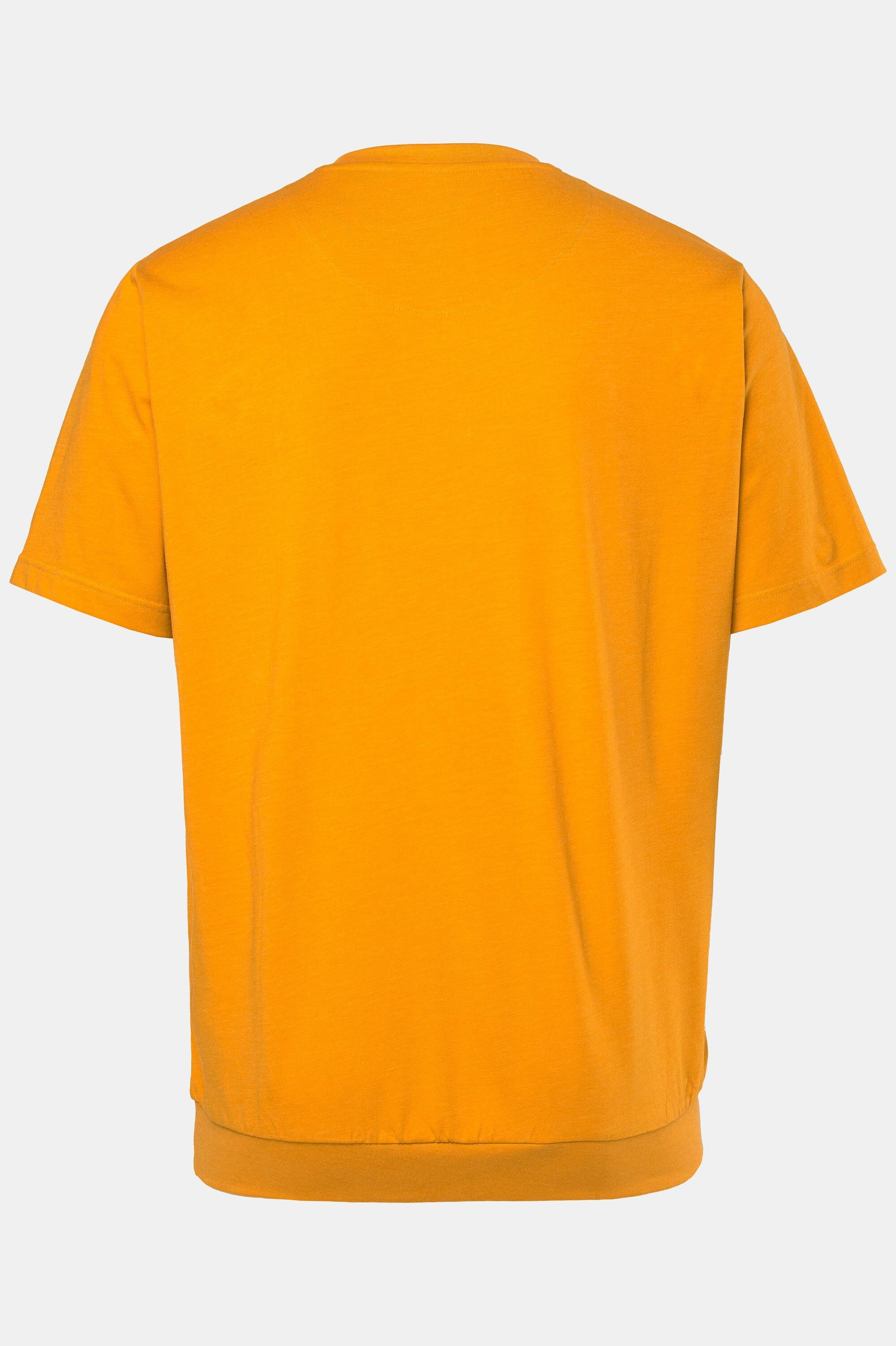 Men Plus T-Shirt T-Shirt Bauchfit Basic Halbarm