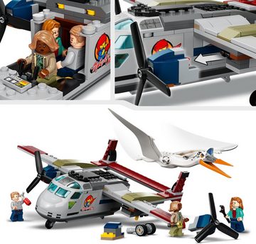 LEGO® Konstruktionsspielsteine Quetzalcoatlus: Flugzeug-Überfall (76947), LEGO® Jurassic World, (306 St), Made in Europe