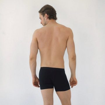 BEECH Loungewear Boxershorts Enge Boxershorts Pants Herren Männer Unterhosen aus Buchenholzfasern Modal, Komfortbund mit Logo, langes Hosenbein