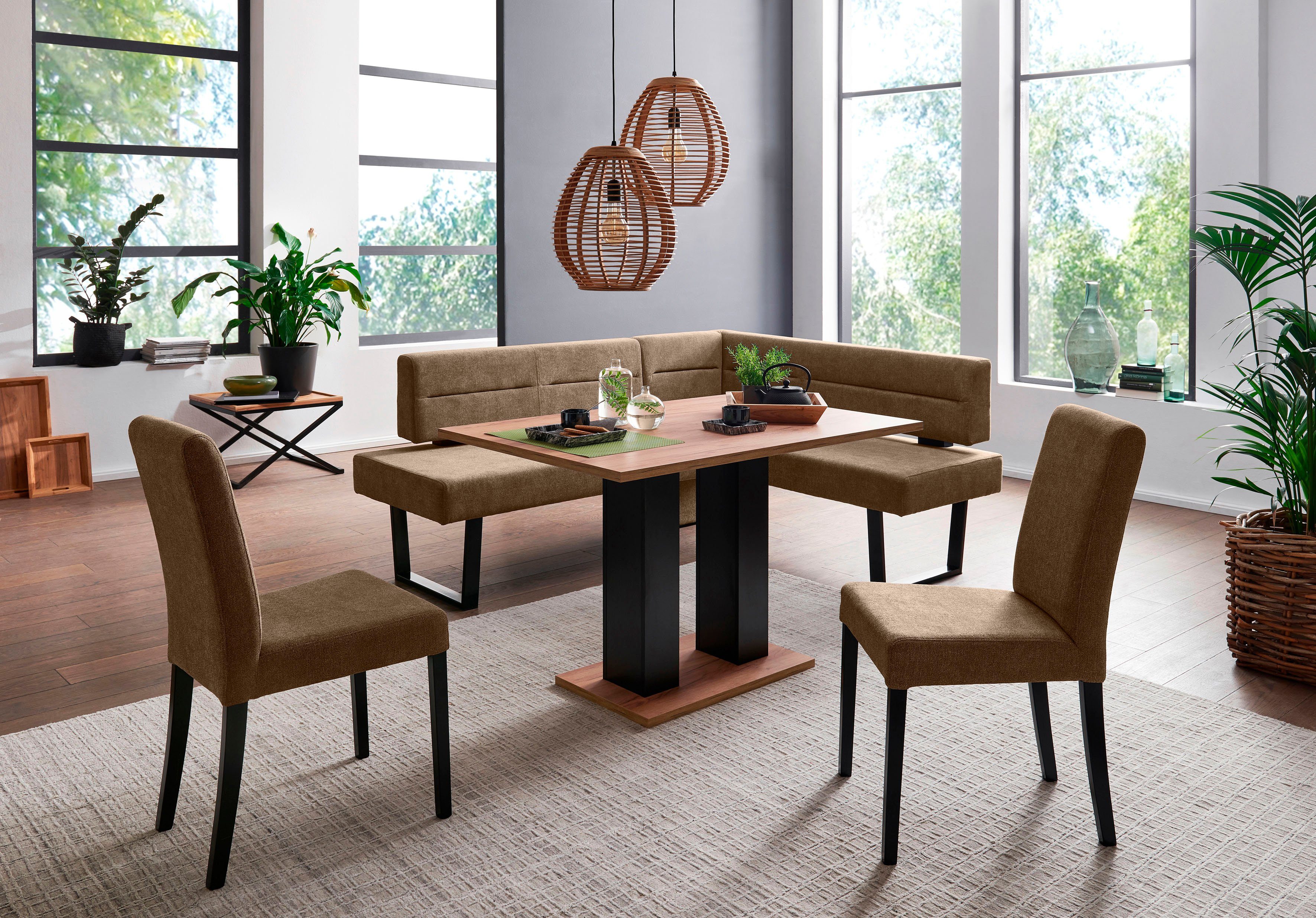 massivline&more Eckbankgruppe, (5-tlg), frei im Raum stellbar