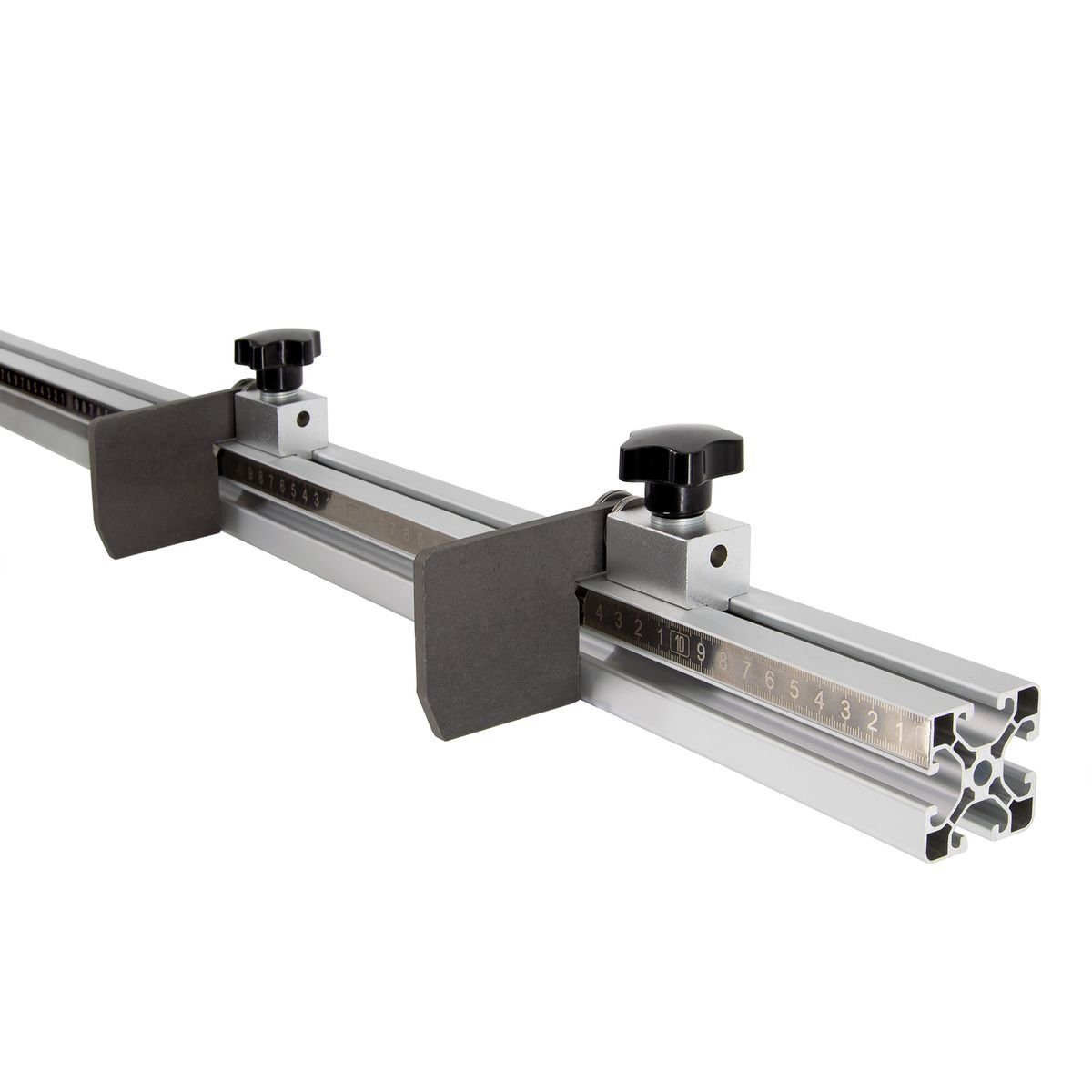SCHMIDT systemprofile Profil Längenanschlag B 2m Rechts-Links Aluminium Anschlag Profil