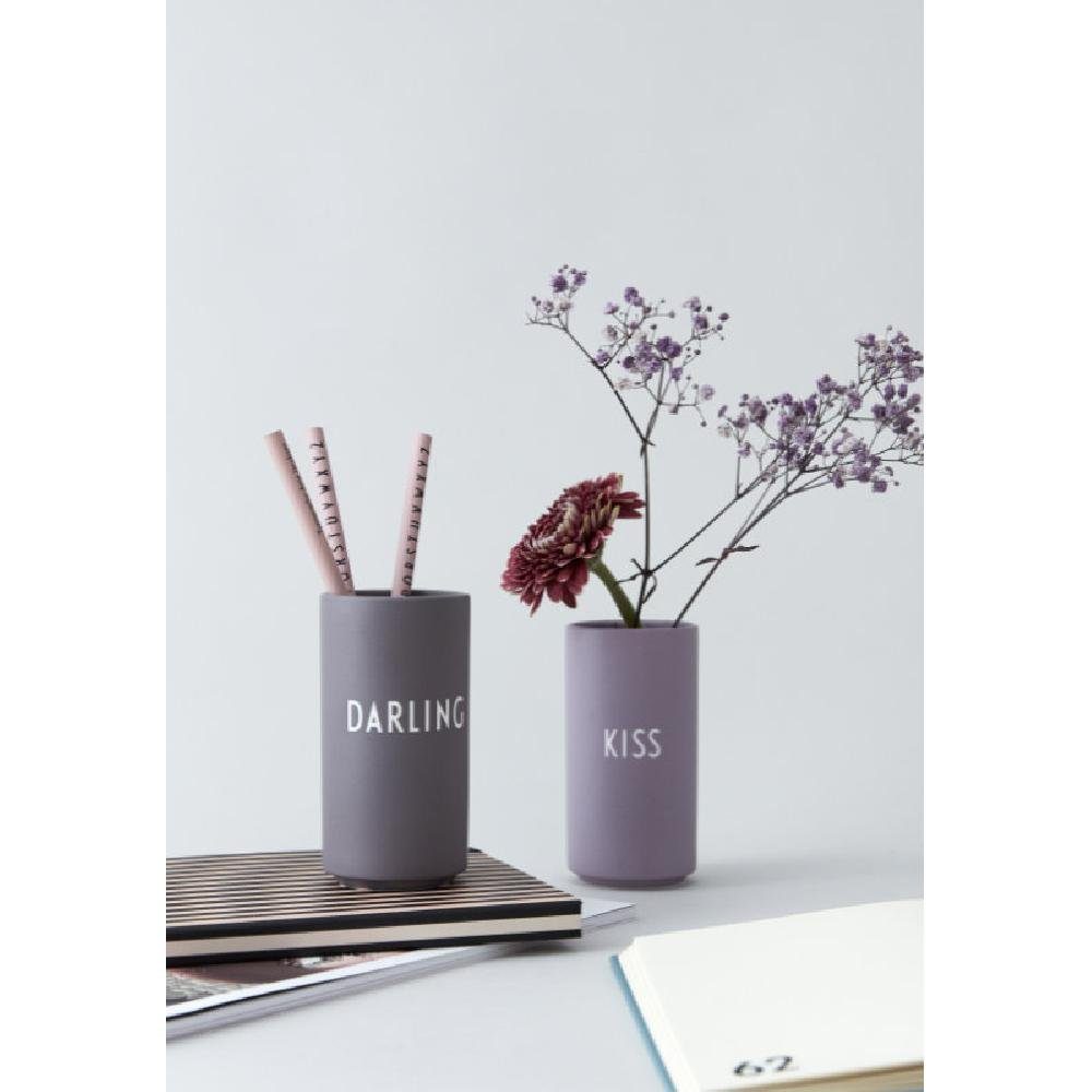 Letters Kiss Design Lavender Vase Favourite Dekovase