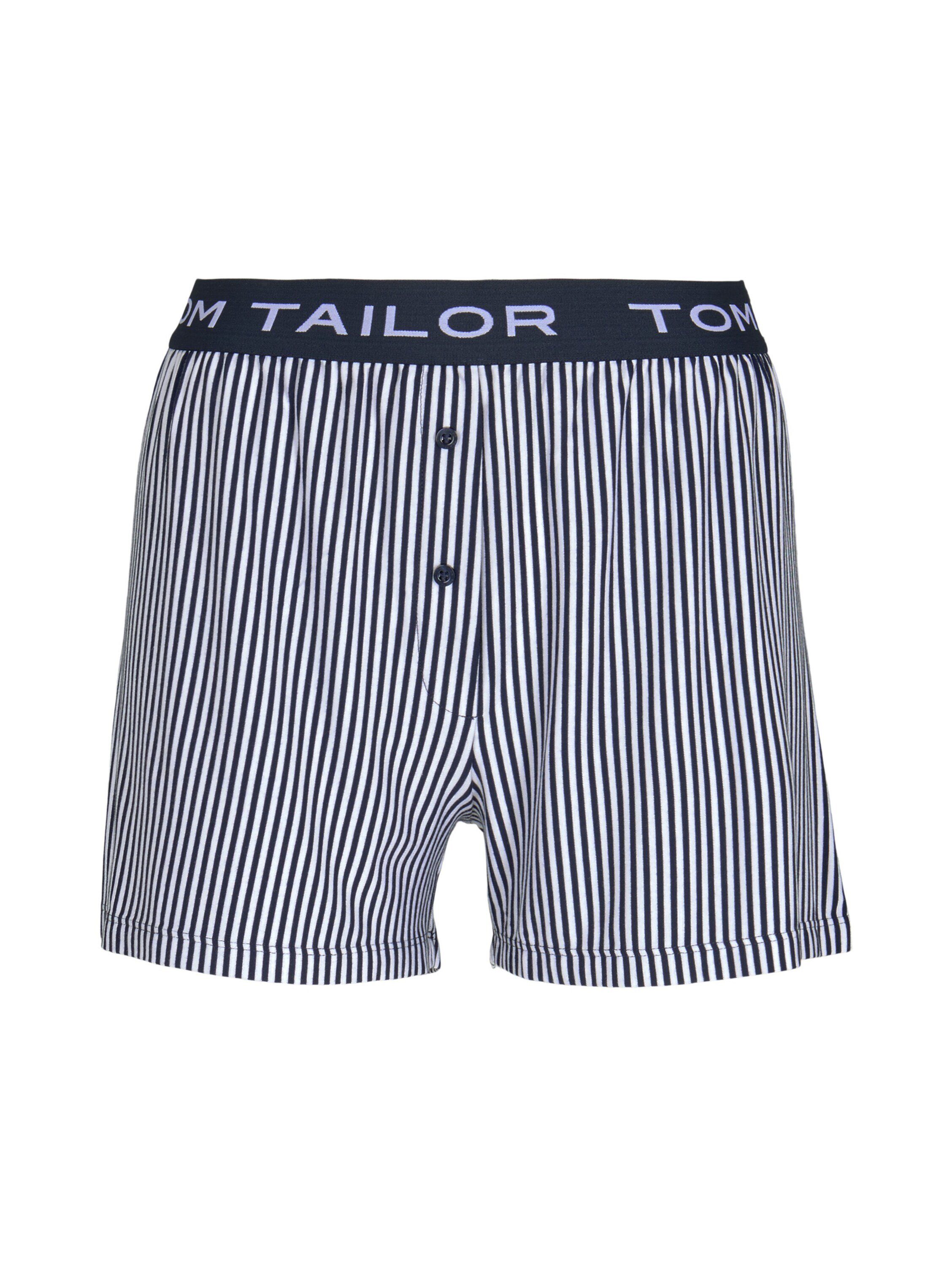 TOM TAILOR Pyjamahose Details Plain/ohne (1-tlg)