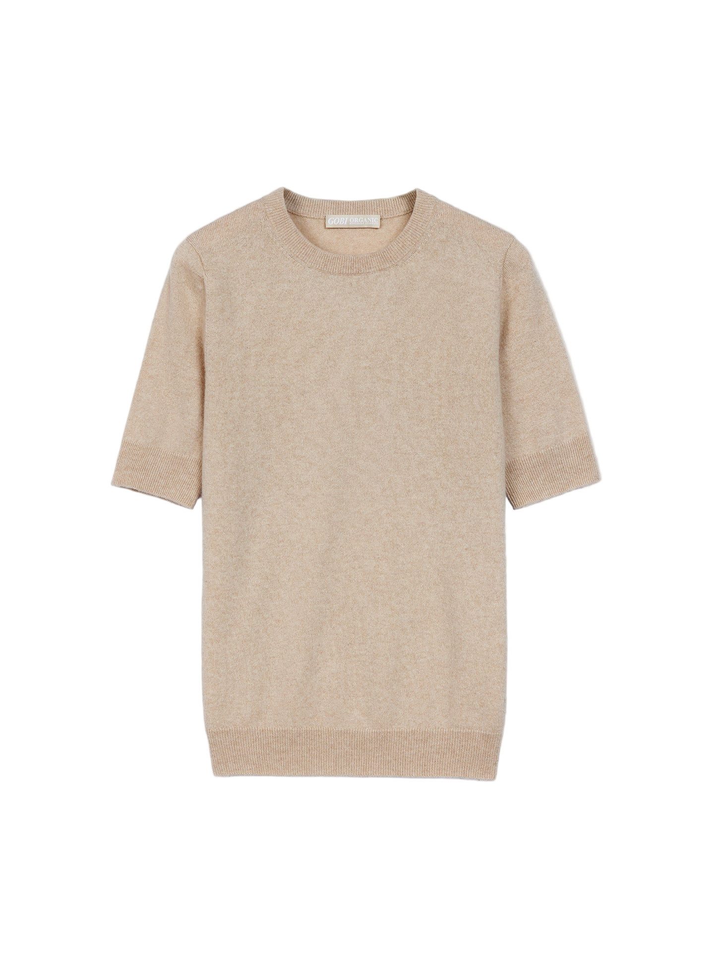 GOBI Cashmere T-Shirt Kaschmir Top mit Rundhalsausschnitt