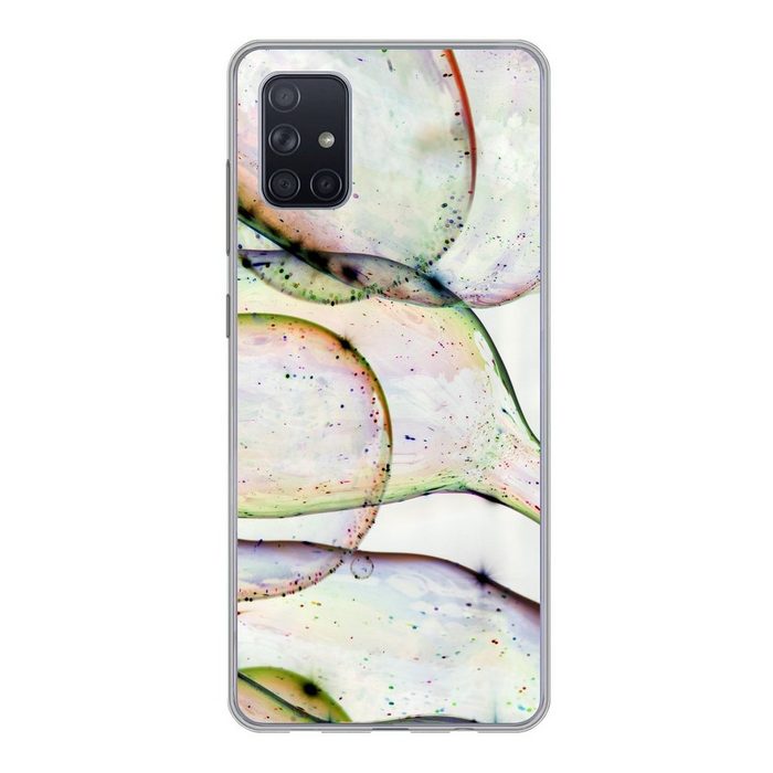 MuchoWow Handyhülle Farbige Blasen Phone Case Handyhülle Samsung Galaxy A71 Silikon Schutzhülle