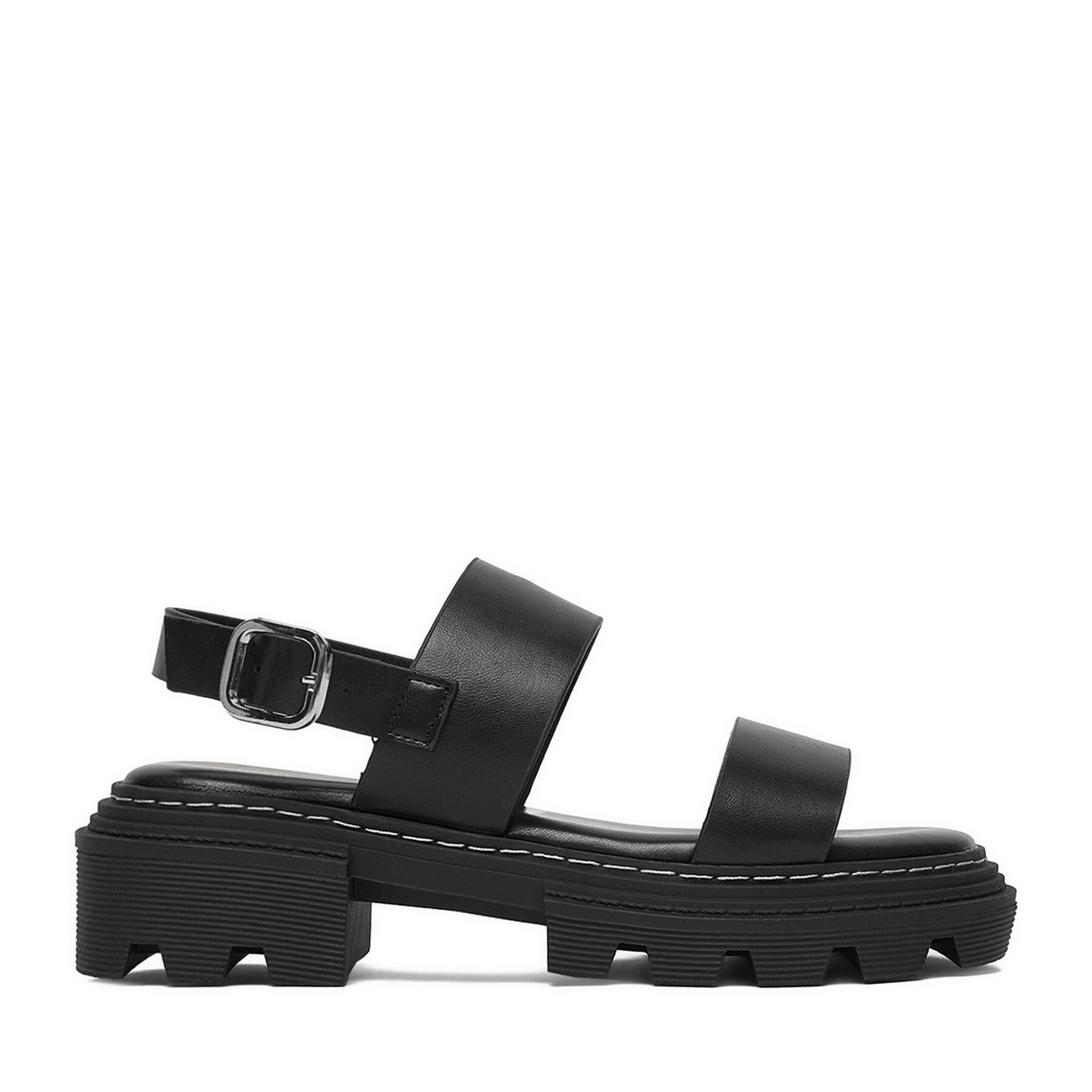 Deezee Damen-Sandalen Schwarz Sandale