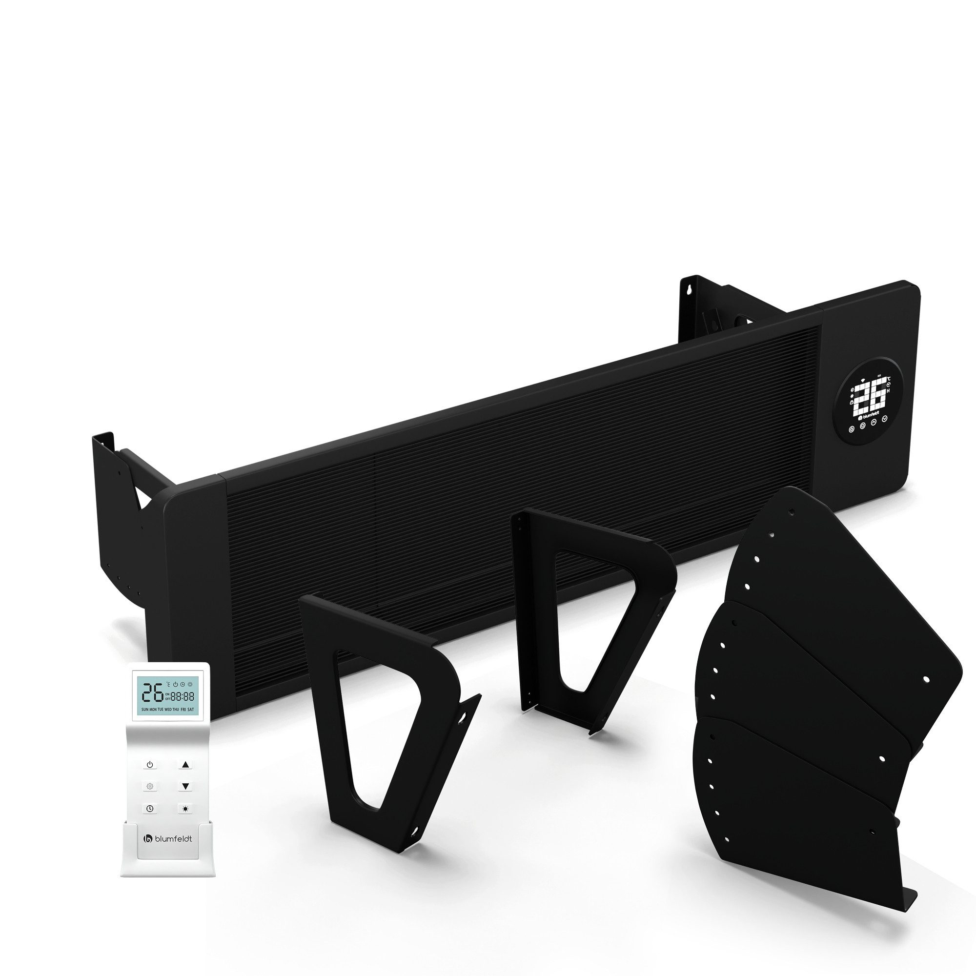 blumfeldt Terrassenstrahler Cosmic Beam Touch, Heizung Elektrische Heizstrahler Outdoor Terrasse LED Touch App