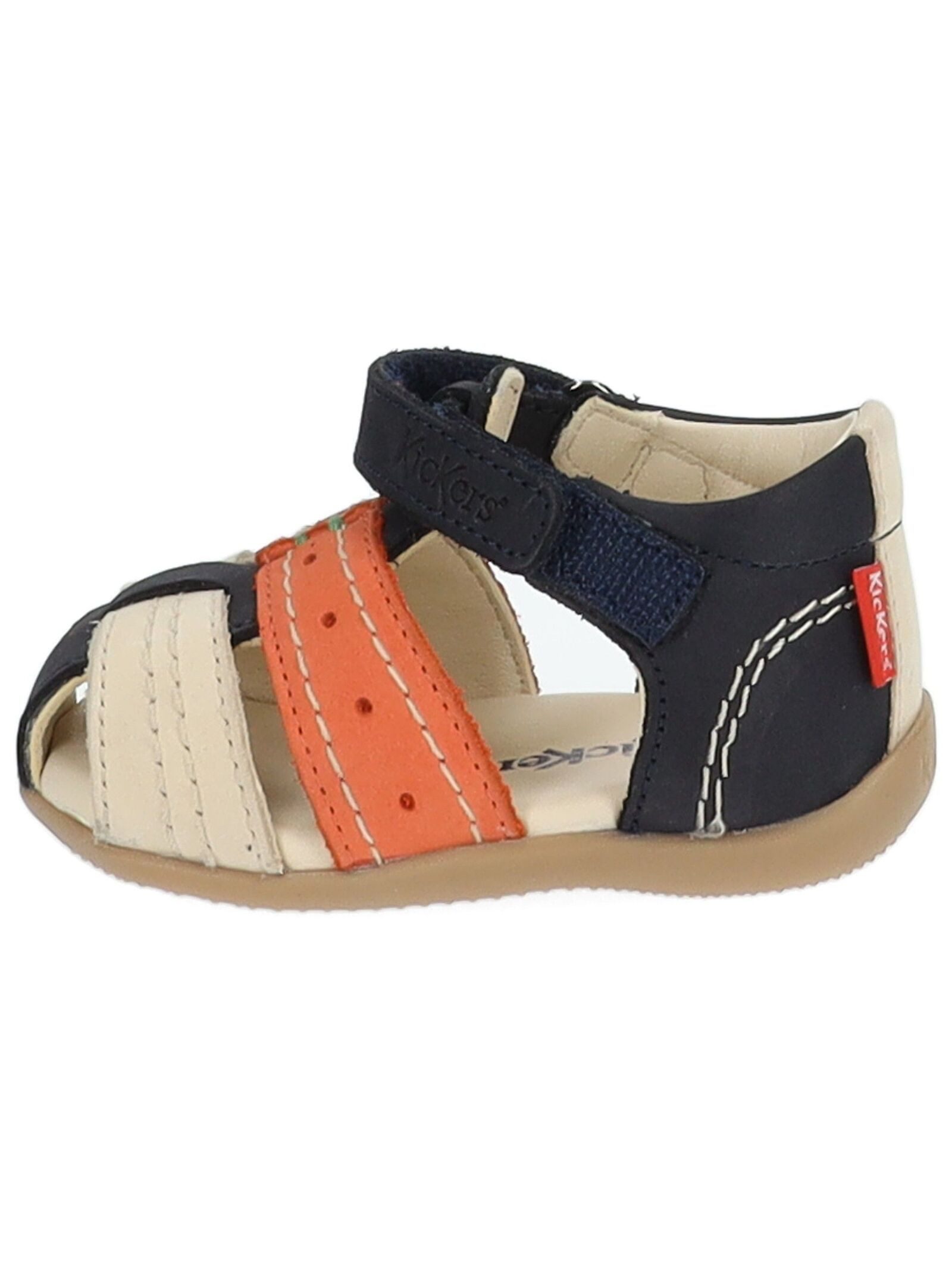 Kickers Halbschuhe Leder Klettschuh