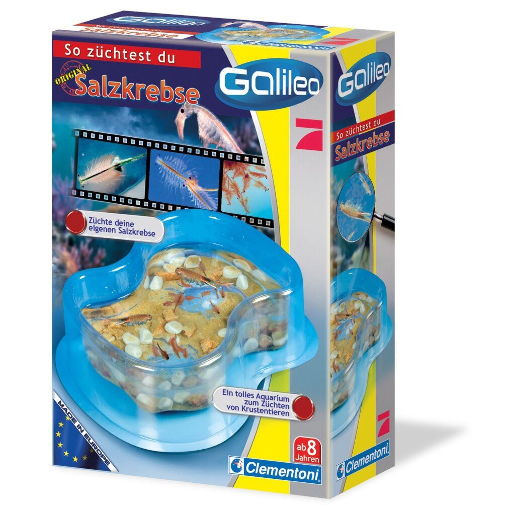 Clementoni® Zauberkasten Clementoni Galileo Lab Original Salzkrebse, Experimentierkasten