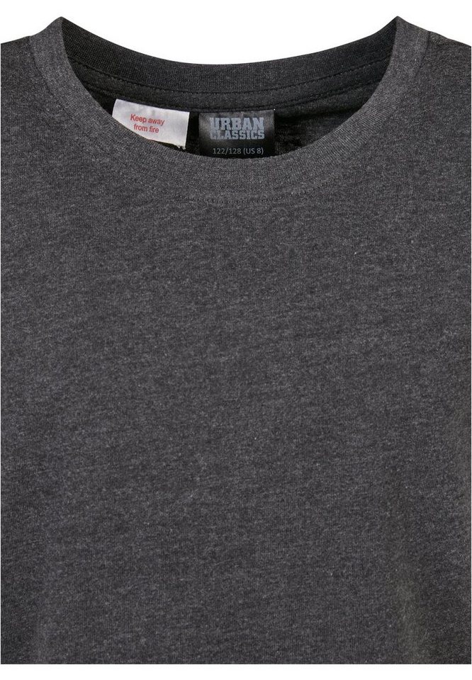 URBAN CLASSICS Longsleeve Herren Boys Long Shaped Turnup Tee (1-tlg),  Stylisches T-Shirt aus angenehmer Baumwollmischung