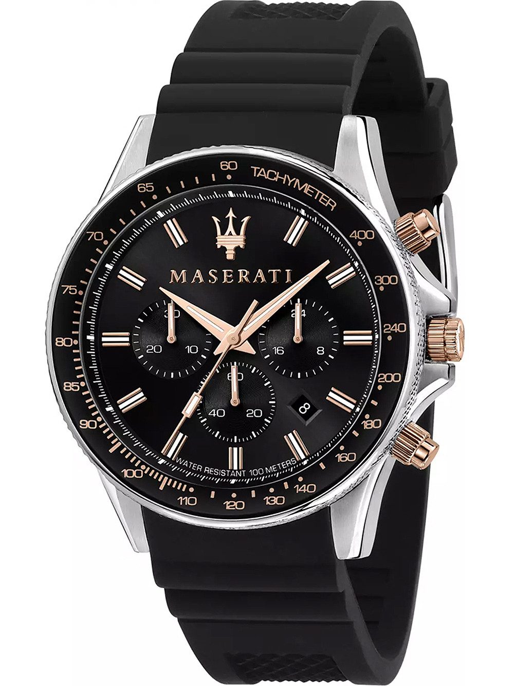 MASERATI Quarzuhr Maserati R8871640002 Sfida Chronograph Herrenuhr 44mm 10A günstig online kaufen