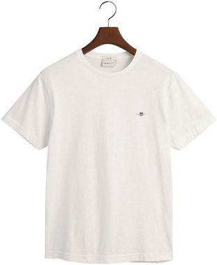 Gant T-Shirt SLIM SHIELD SS T-SHIRT mit Logostickerei auf der Brust