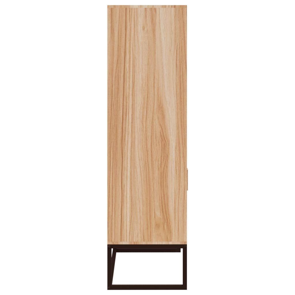 Braun cm (1-St) Holzwerkstoff Highboard Fächerschrank 60x35x125 vidaXL