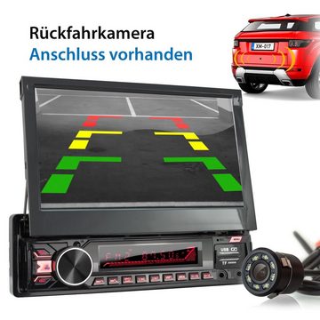 XOMAX XM-V780 Autoradio mit DAB+ plus, 7 Zoll Bildschirm, Bluetooth, 1 DIN Autoradio