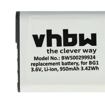 vhbw Ersatz für Sony NP-FG1, NP-BG1 für Kamera-Akku Li-Ion 950 mAh (3,6 V)
