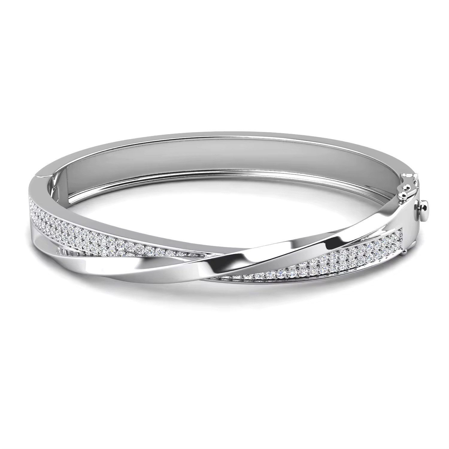 ROUGEMONT Armreif Funkelnder Damen Armreif mit funkelnden Kristallen günstig online kaufen