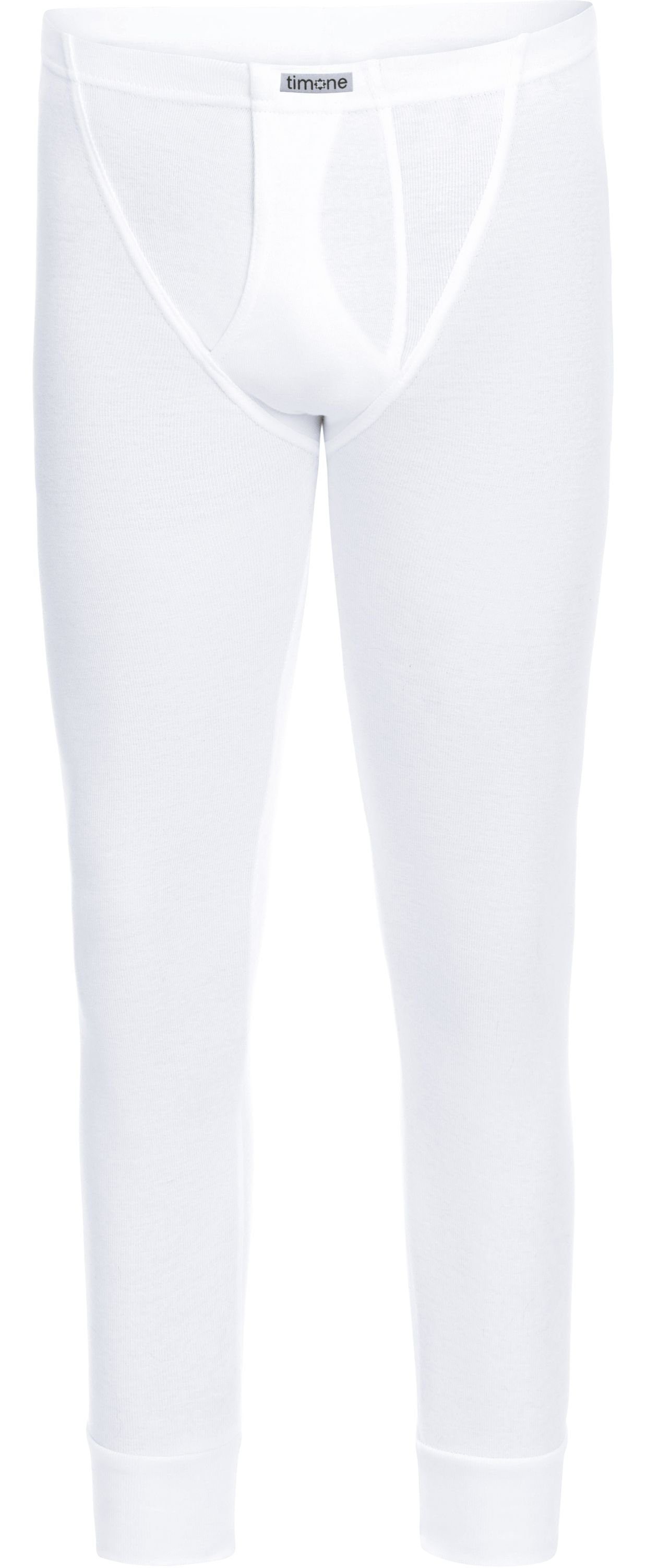 Timone Lange Unterhose Jungen Lange Weiß (1-St) TISS1001 Unterhose