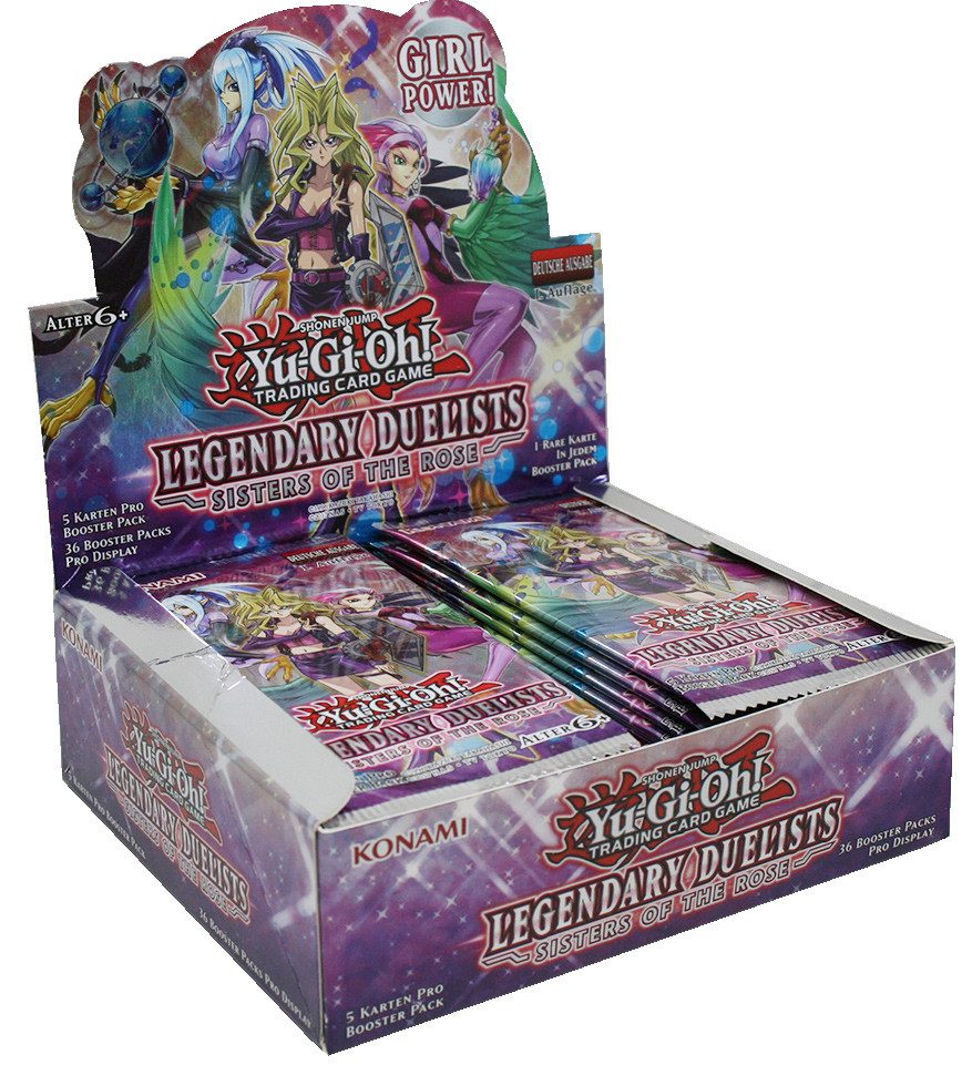 Yu-Gi-Oh Sammelkarte YGO Sisters of the Rose - 1 Display - Deutsch - 1. Auflage