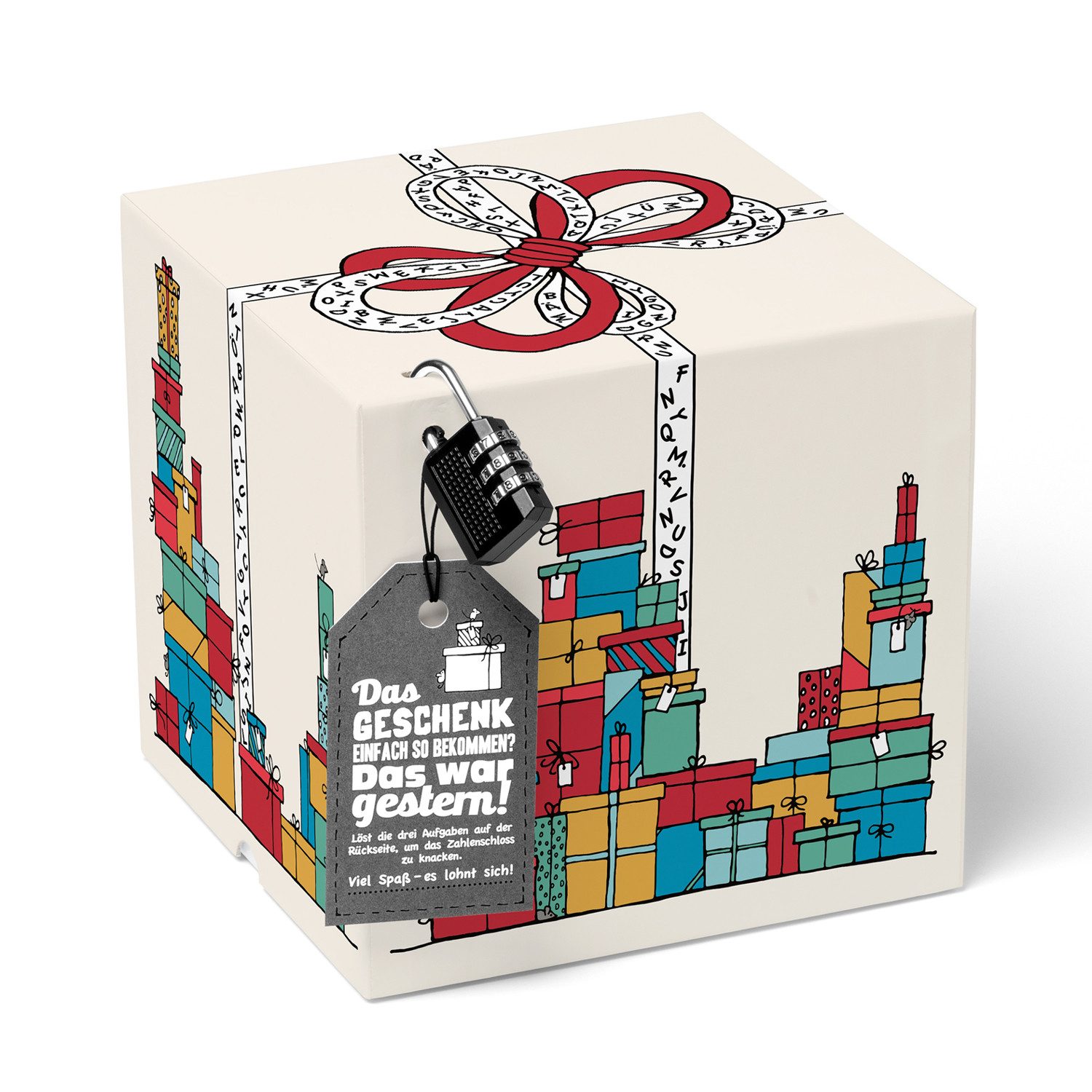 SURPRISA Geschenkbox Geschenkbox, Geldgeschenke Verpackung, Gutscheine zum Geburtstag Hochzeit Geschenkbox groß Geschenkrätsel