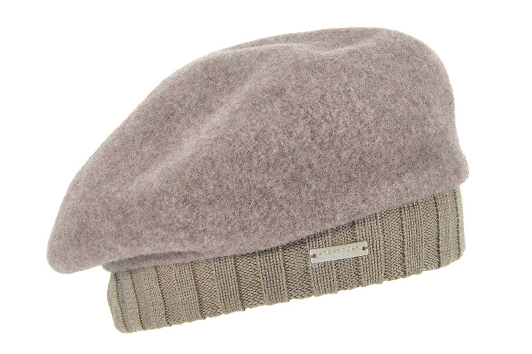 Seeberger Baskenmütze Walk Baskenmütze mit Strickbund günstig online kaufen