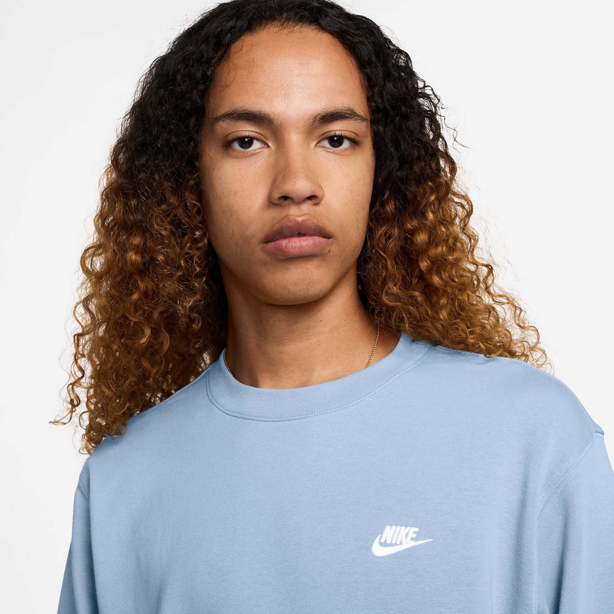 Nike Sportswear Sweatshirt M NK CLUB FT CREW mit Rundhalsausschnitt, aus Jersey-Material