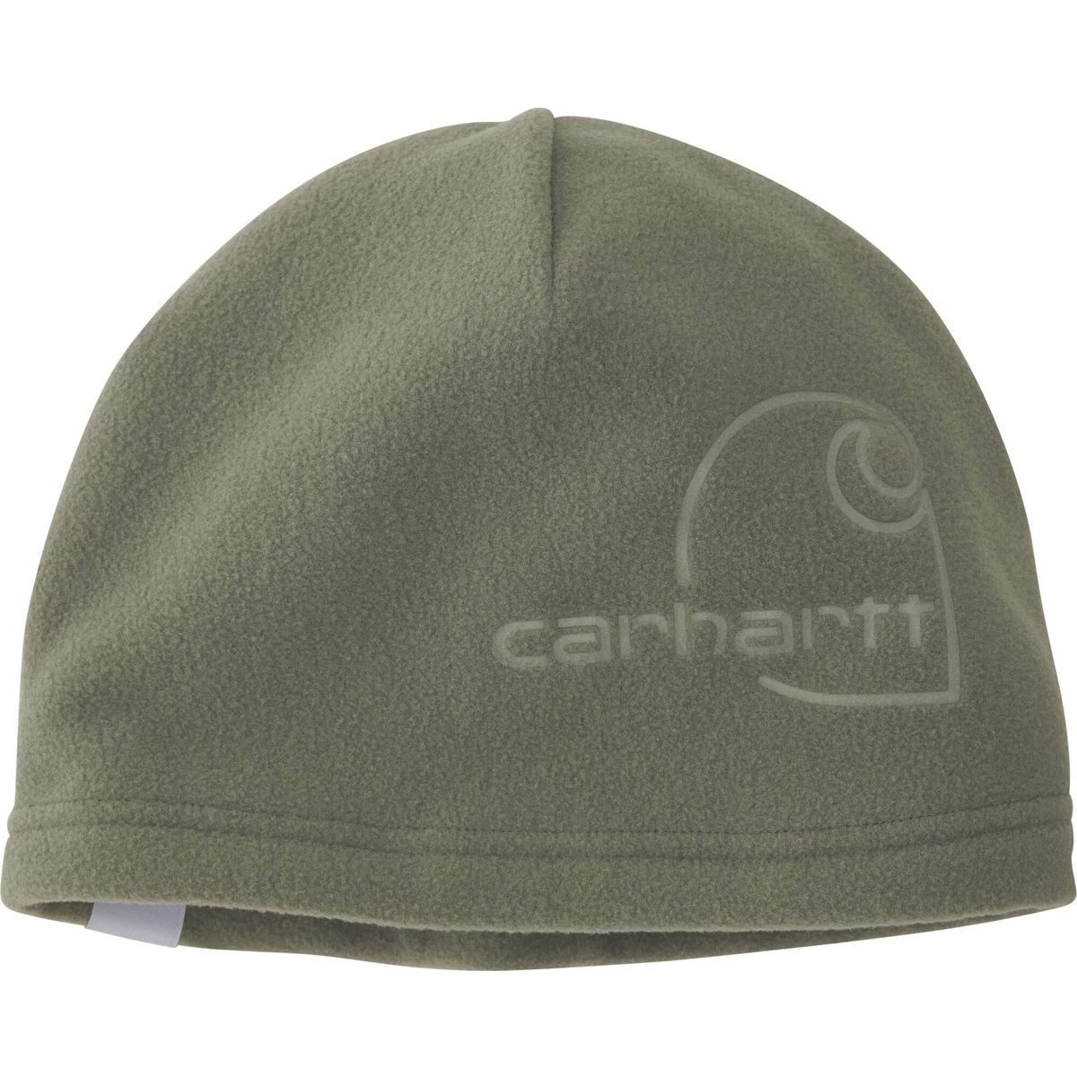 Carhartt Trucker Cap Fleece Debossed Hat Leichte Fleece-Mütze mit geprägtem Carhartt-Logo bietet Wärme und
