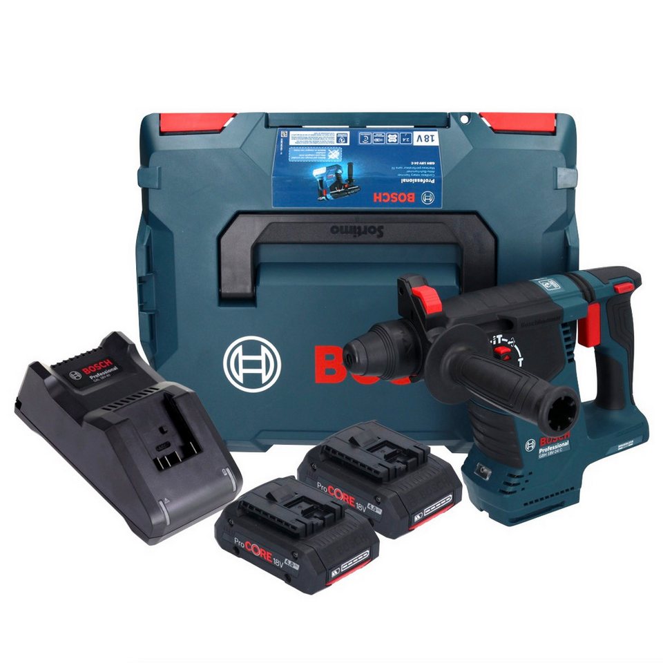Thumbnail - Bosch Professional Schlagbohrmaschine GBH 18V-24 C Professional Akku Bohrhammer 18 V 2,4 J Brushless SDS pl
