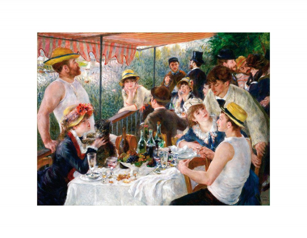 Poster Pierre Auguste Renoir Kunstdruck Bild - Das Frühstück Der