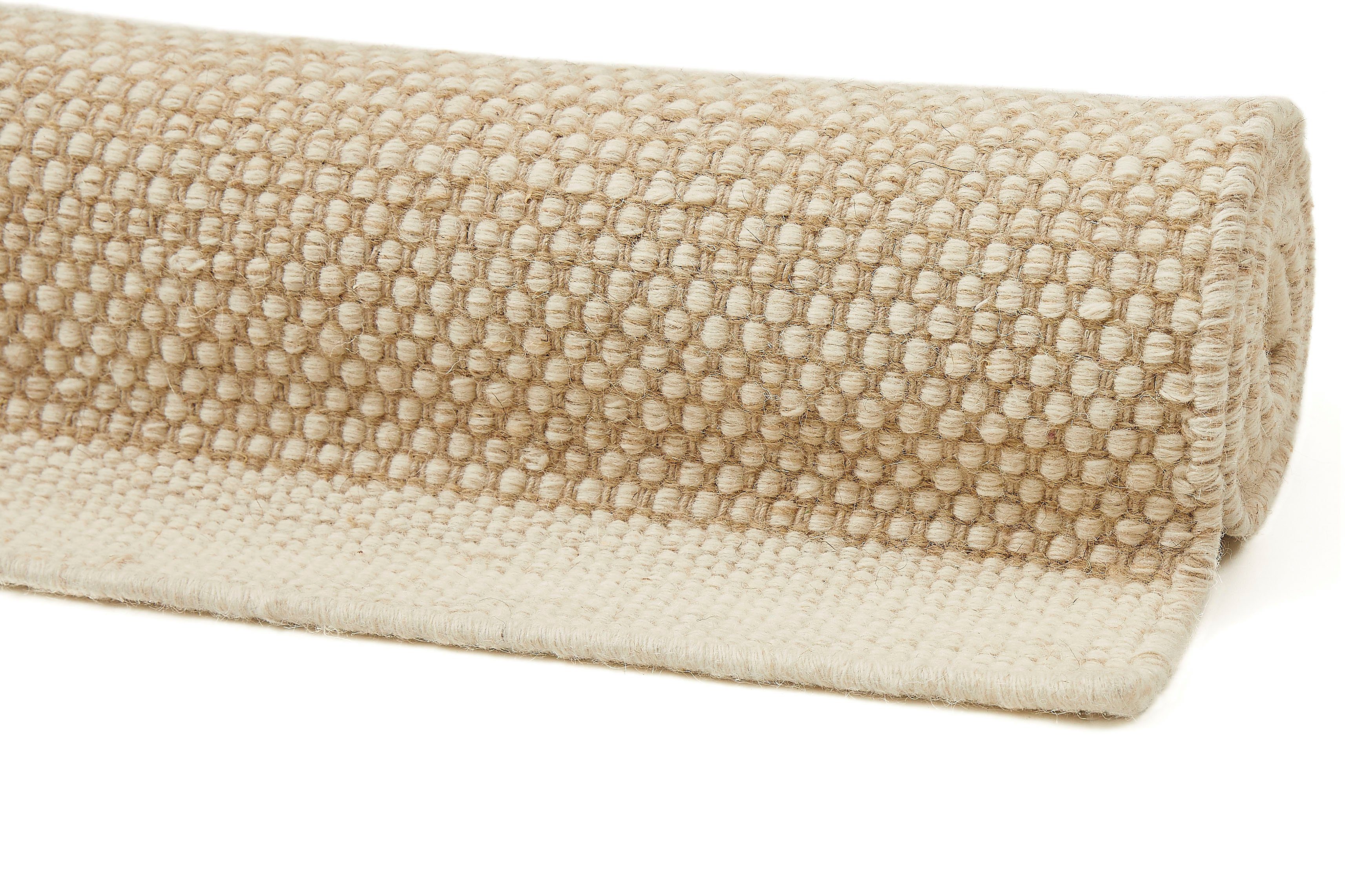 Wollteppich »Visby«, rechteckig, Höhe 8 mm, Handweb Teppich, Flachgewebe, handgewebt, reine Wolle, ideal im Wohnzimmer & Schlafzimmer-kaufen