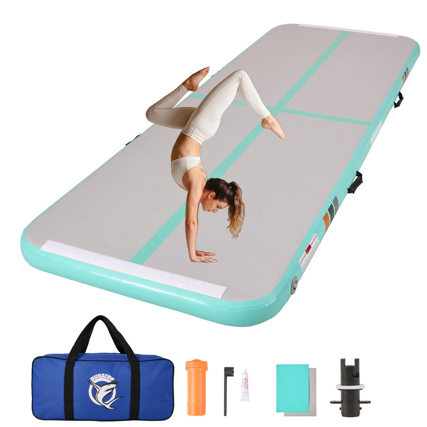 DURAERO Yogamatte Airtrack Matte Tumbling Matte Gymnastikmatte 300x100x10 CM