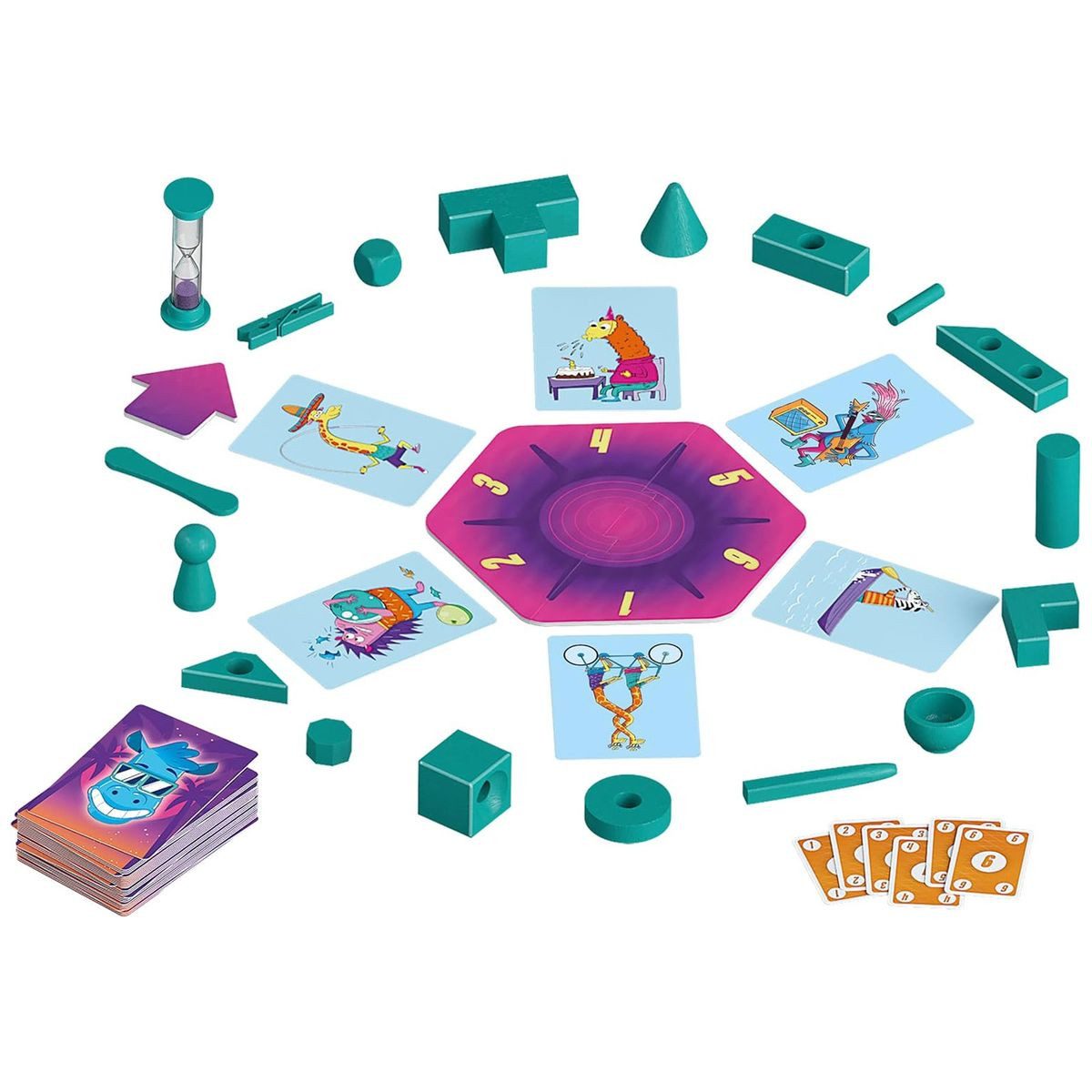 Schmidt Spiele Spiel Schmidt 49414 - Partyspiel, Familienspiel, Koole Klötze