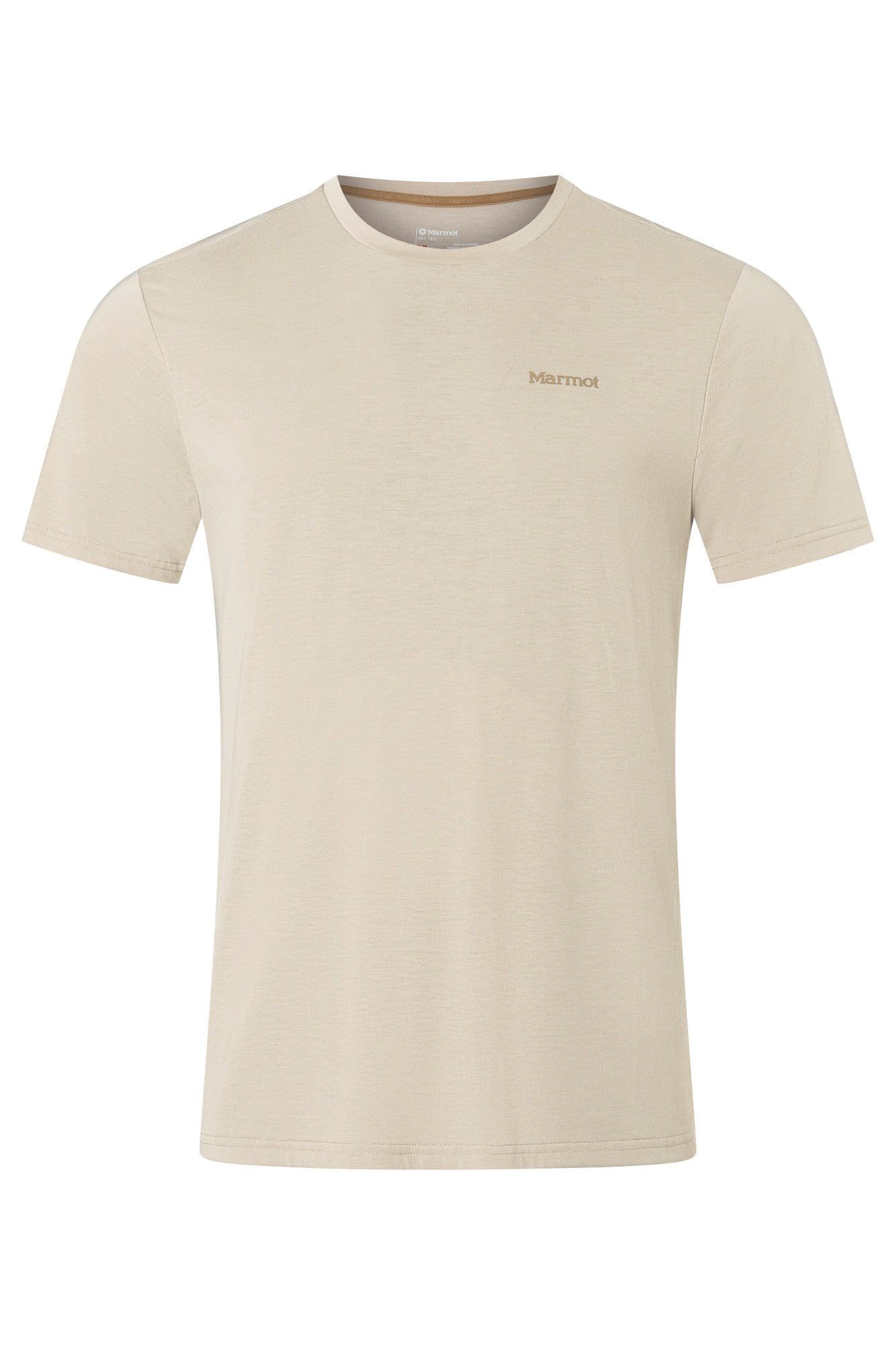Marmot T-Shirt Herren M Crossover Marmot Short-sleeve Sandbar
