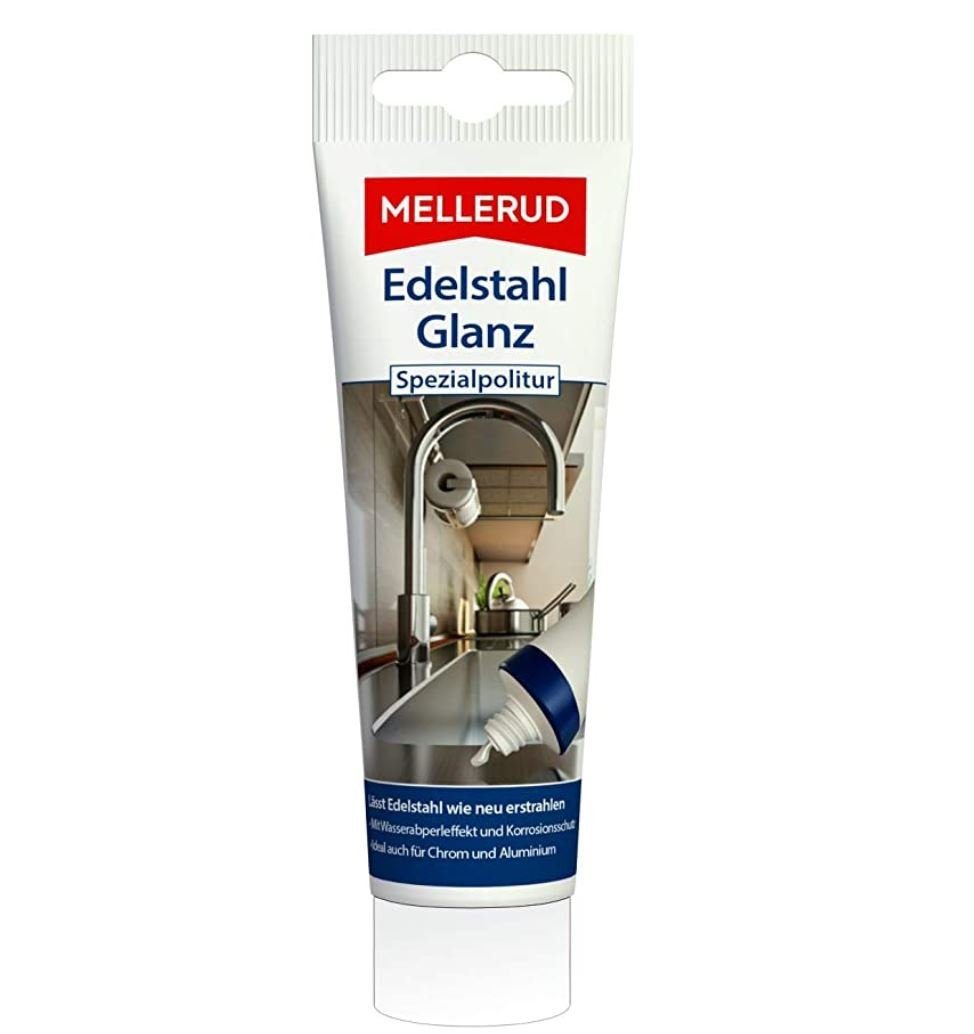 Mellerud MELLERUD Edelstahl Glanz Spezialpolitur, 75 ml Flüssigreiniger