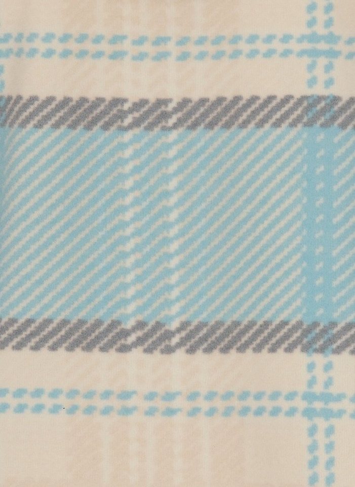 Tagesdecke TRIGEMA Fleece-Decke mit Karo-Muster, Trigema, Format 160 x 200  cm