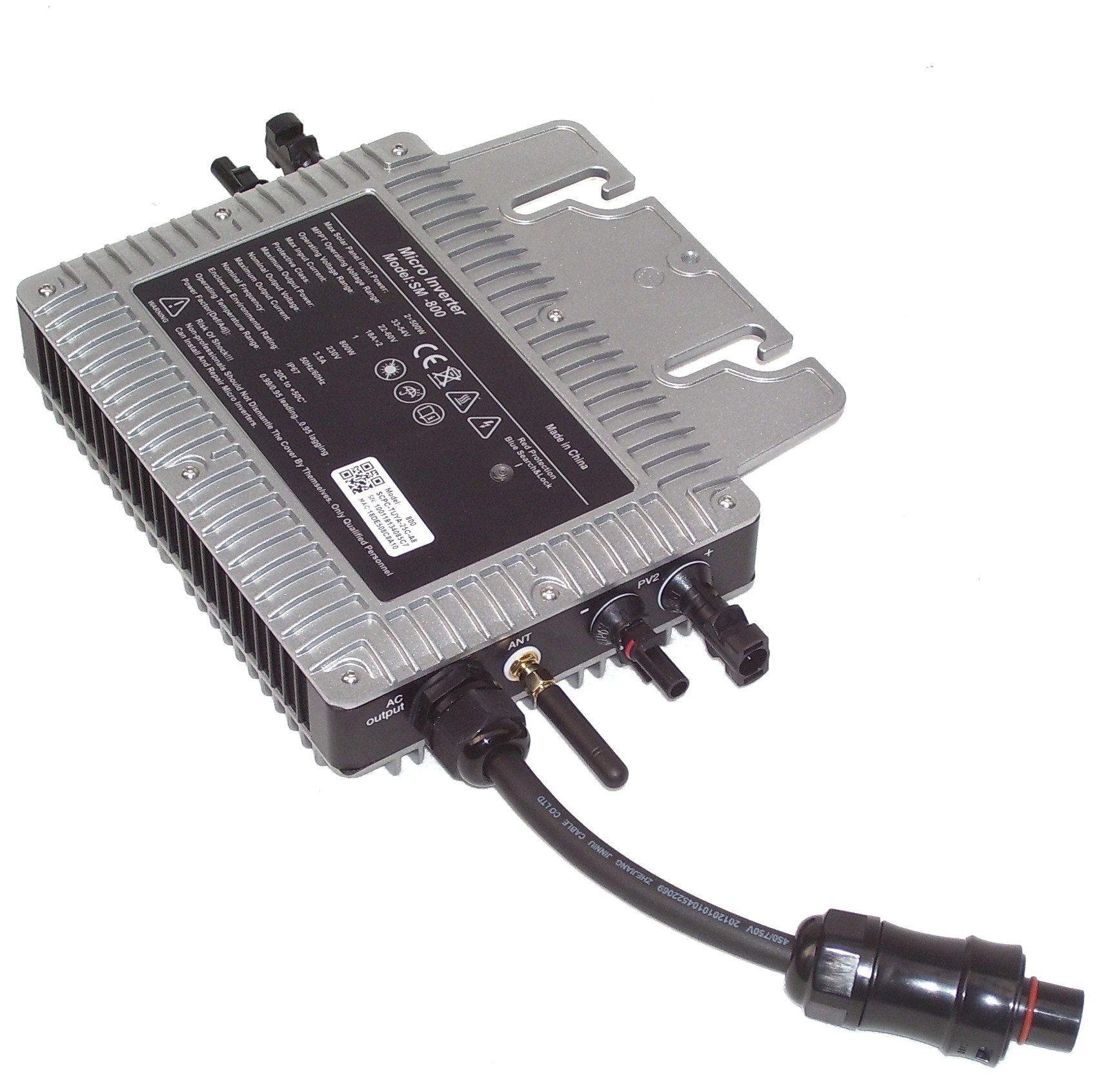 Thumbnail - Apex Solarladeregler Mikro-Wechselrichter 800 Solar Wechselricher WiFi App 15827, 1-St.