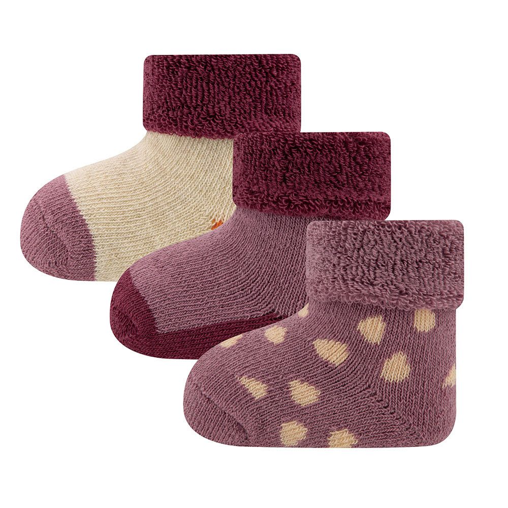Ewers Socken Newborn Socken 3er Pack Drops (3-Paar)