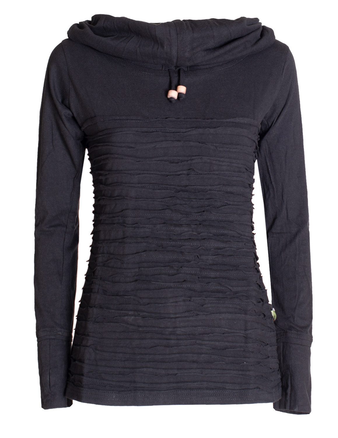Vishes Sweater Cutwork Sweater aus Baumwolle mit Kragen