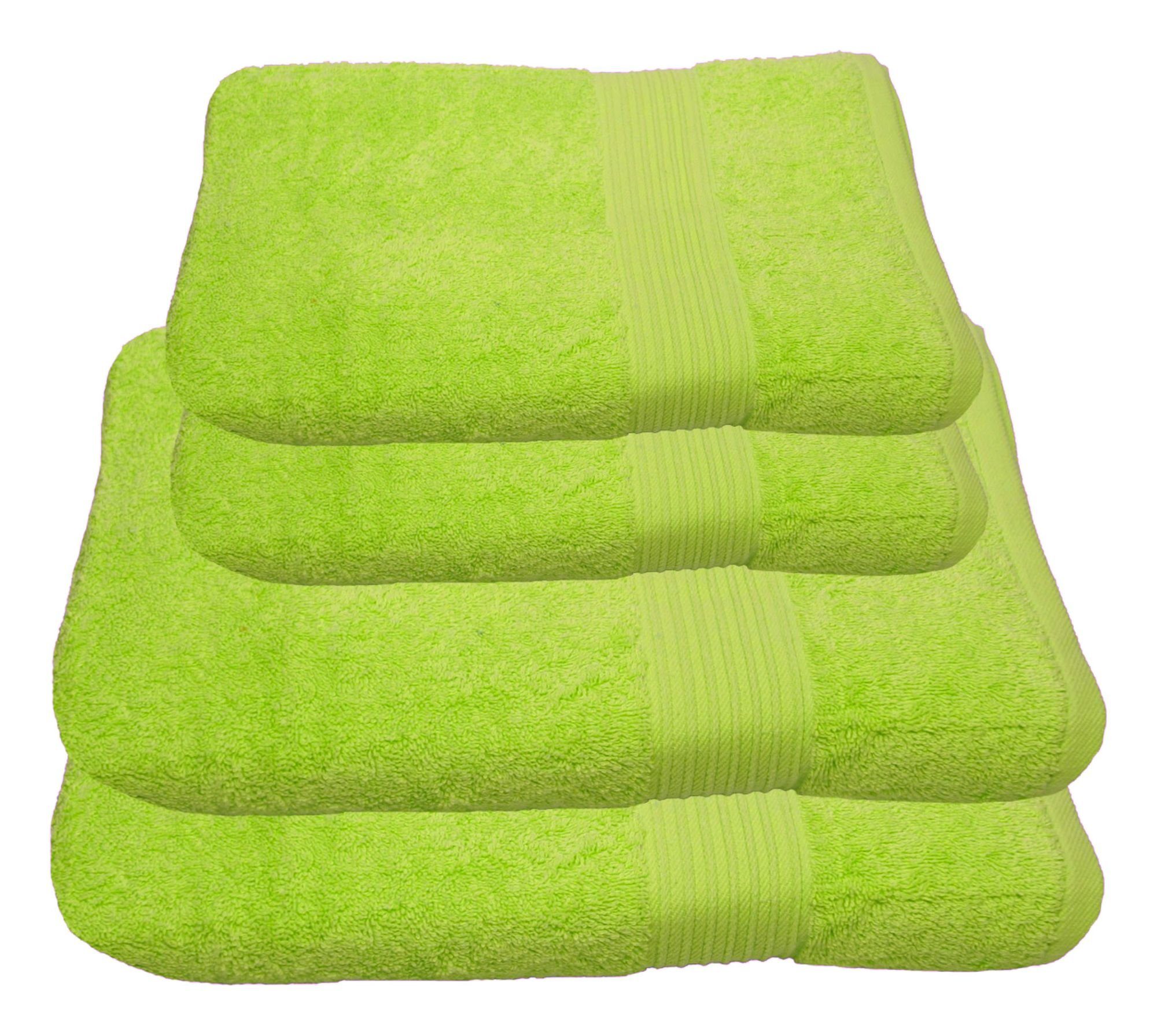 Julie Julsen Handtücher 4-Handtücher-Limette, Baumwolle (4-St) günstig online kaufen