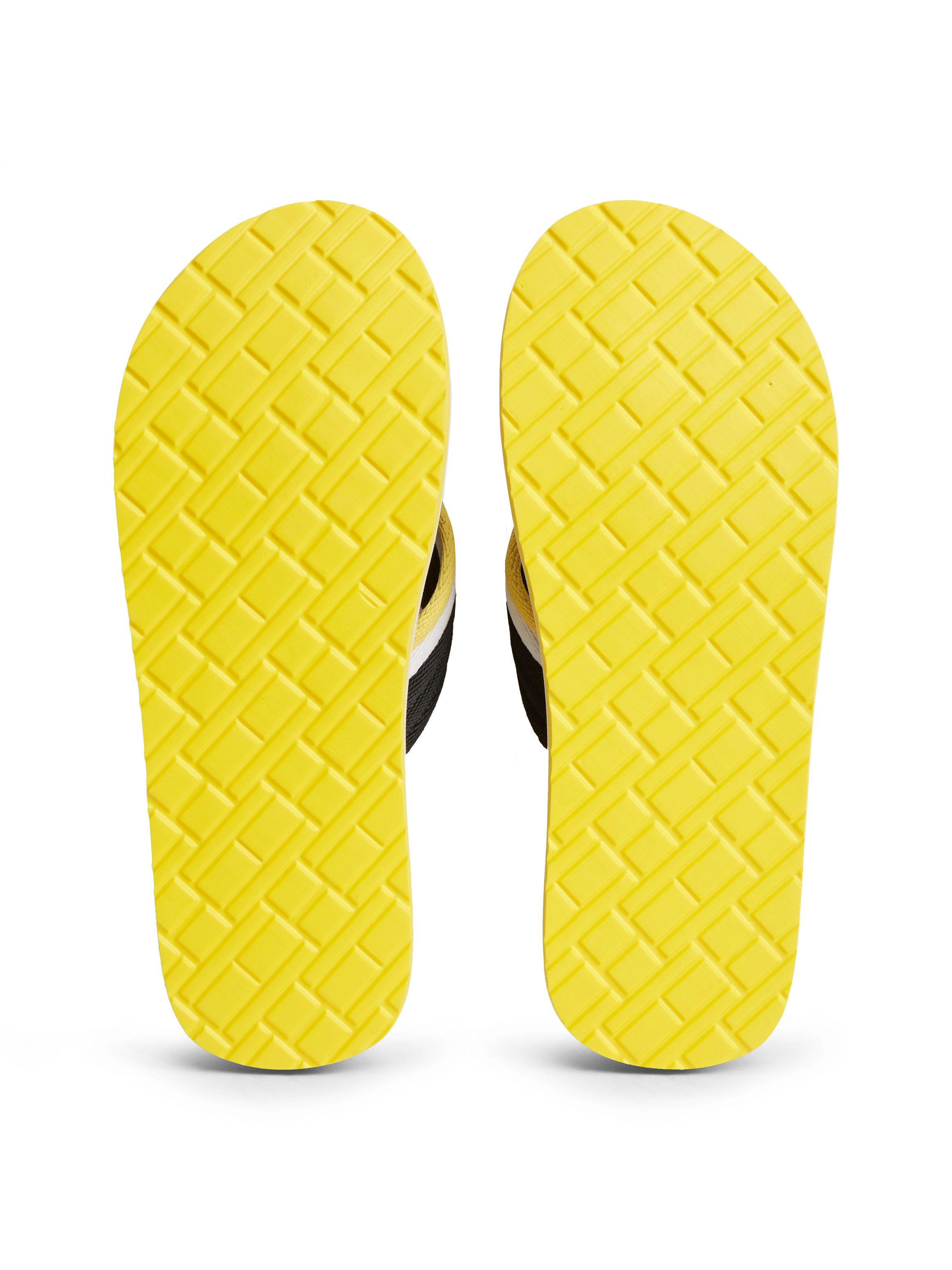 Tommy Hilfiger PATCH HILFIGER BEACH SANDAL Zehentrenner Sommerschuh, Strandschuh mit gestreifter Bandage