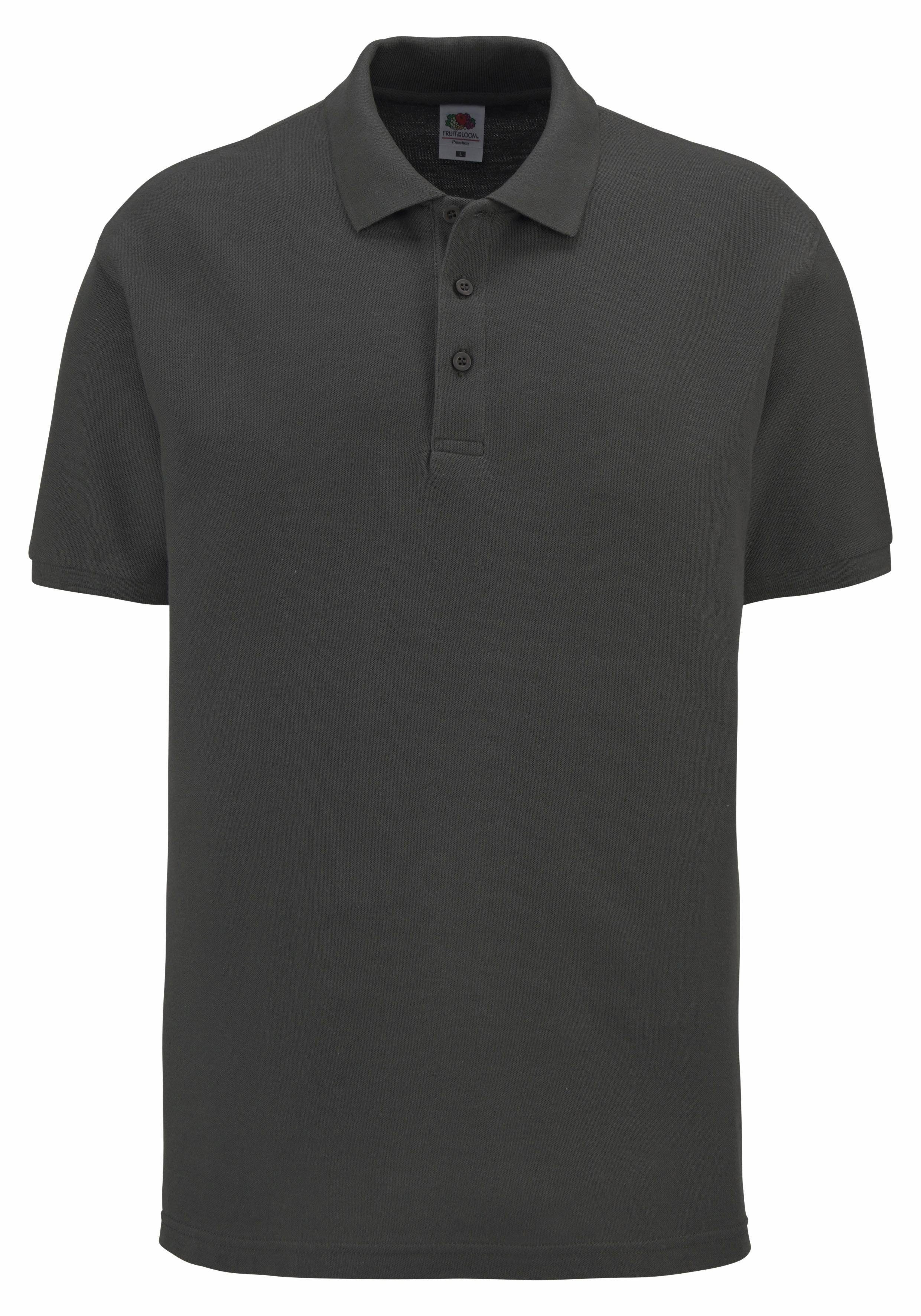 Fruit of the Loom Poloshirt Piqué, unifarben – Bild 5 von 5