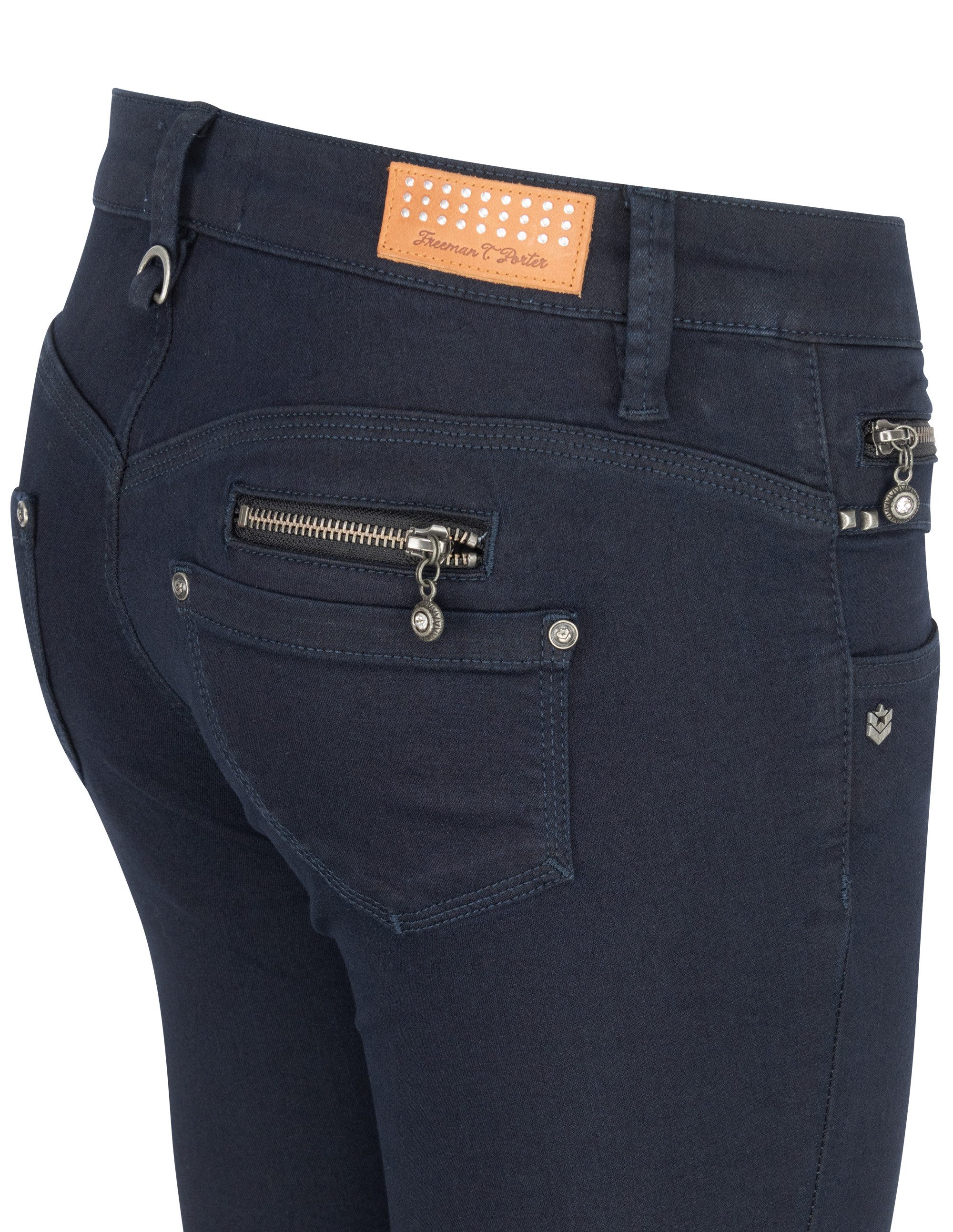 Freeman T. Porter Stretch-Jeans FREEMAN T. PORTER ALEXA CROPPED S-SDM flora 25873 205.F0082 - MAGIC – Bild 3 von 5