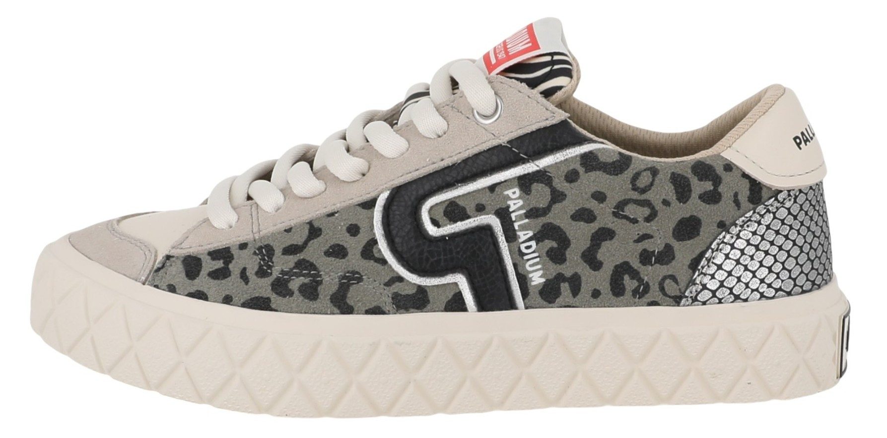 Palladium 94663-945-M Ace Lo Mix Wild S Vetiver Leopoard Sneaker