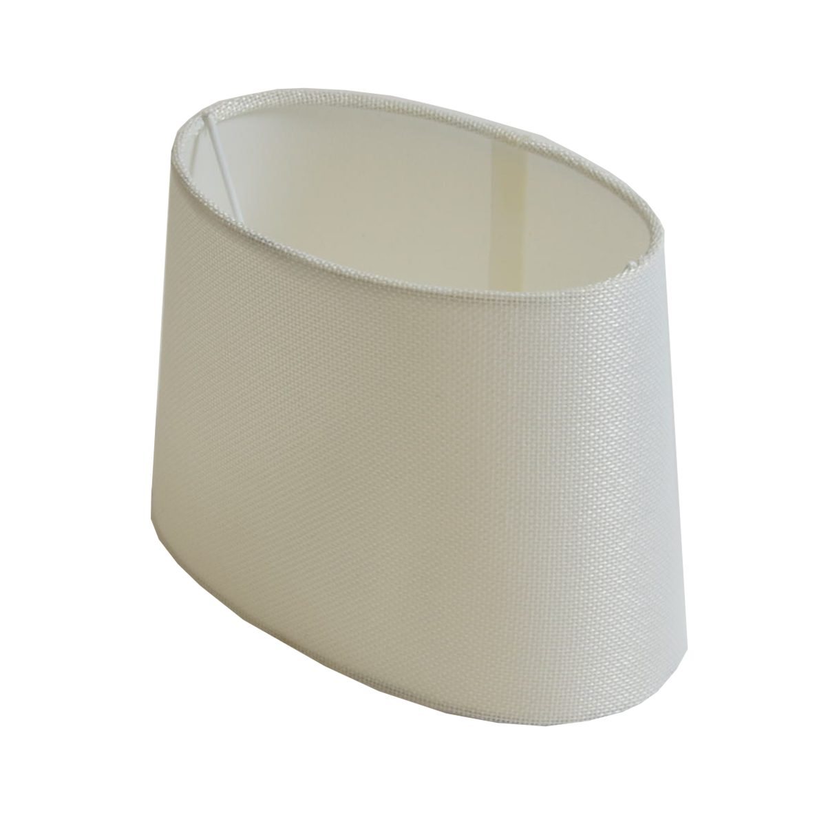 B&S Lampenschirm Lampenschirm oval aus Stoff im skandinavischen Design H 14 / L 20.5 cm